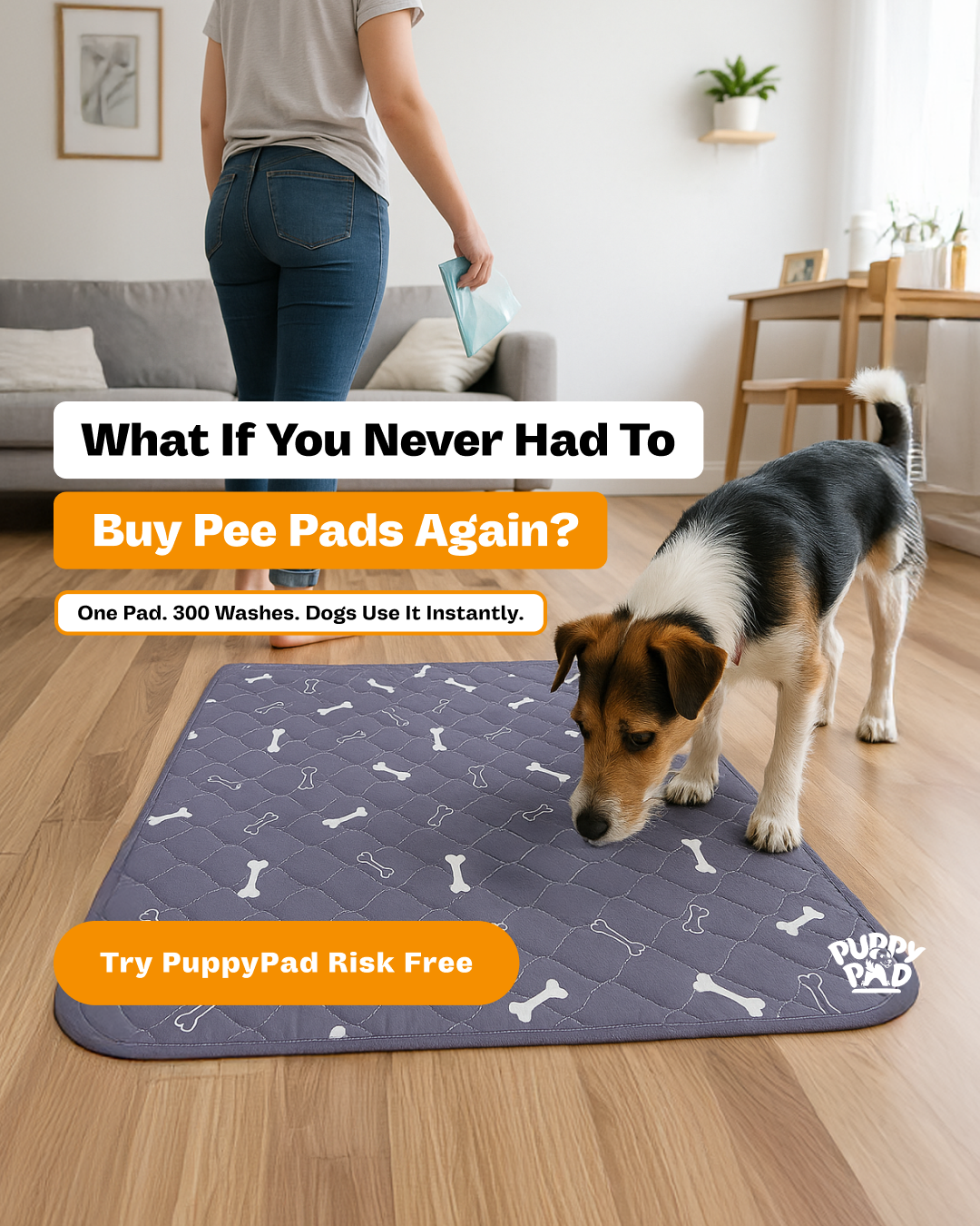 PuppyPad Facebook ad