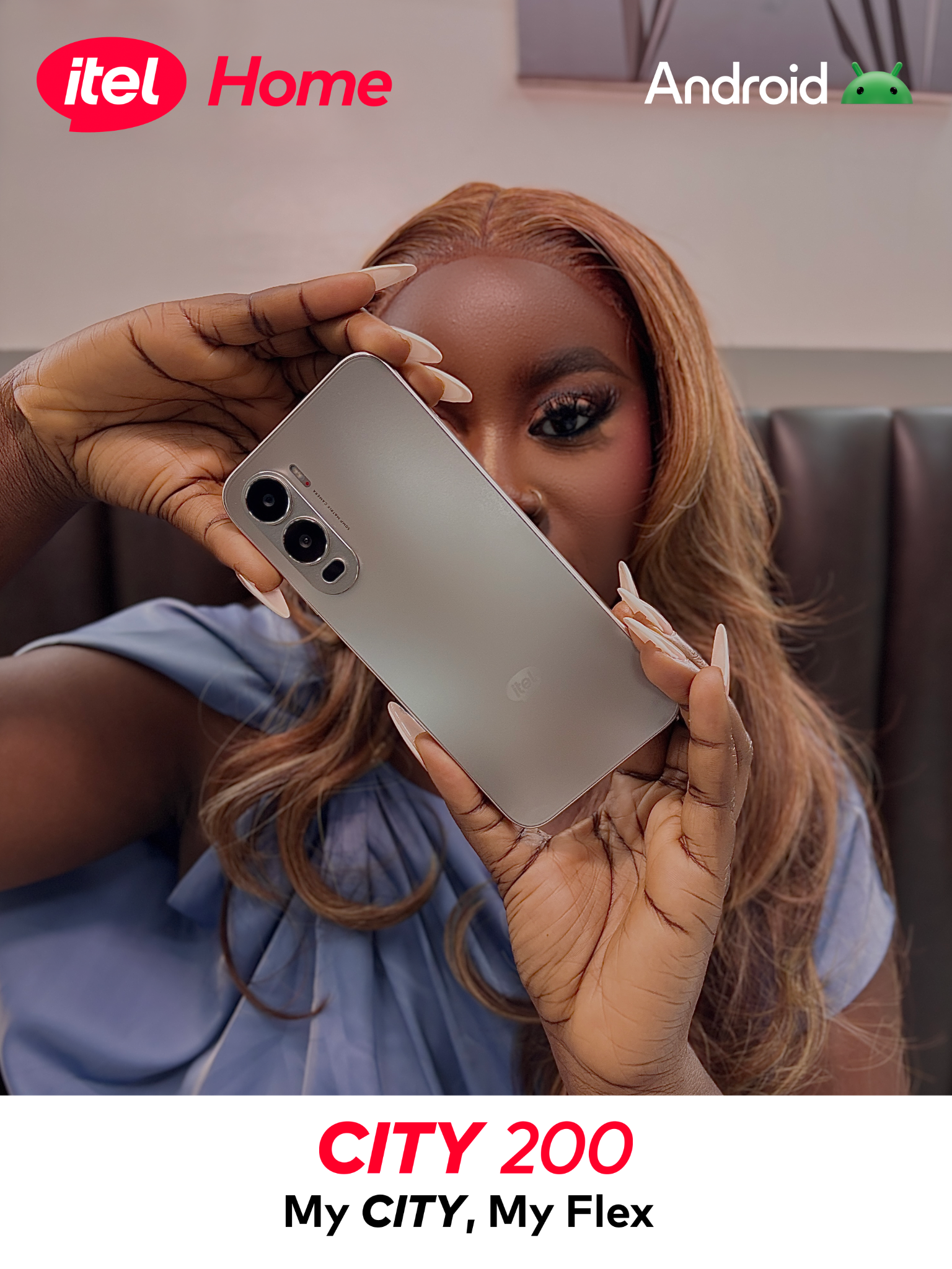 itel Facebook ad: Rule the City NOW