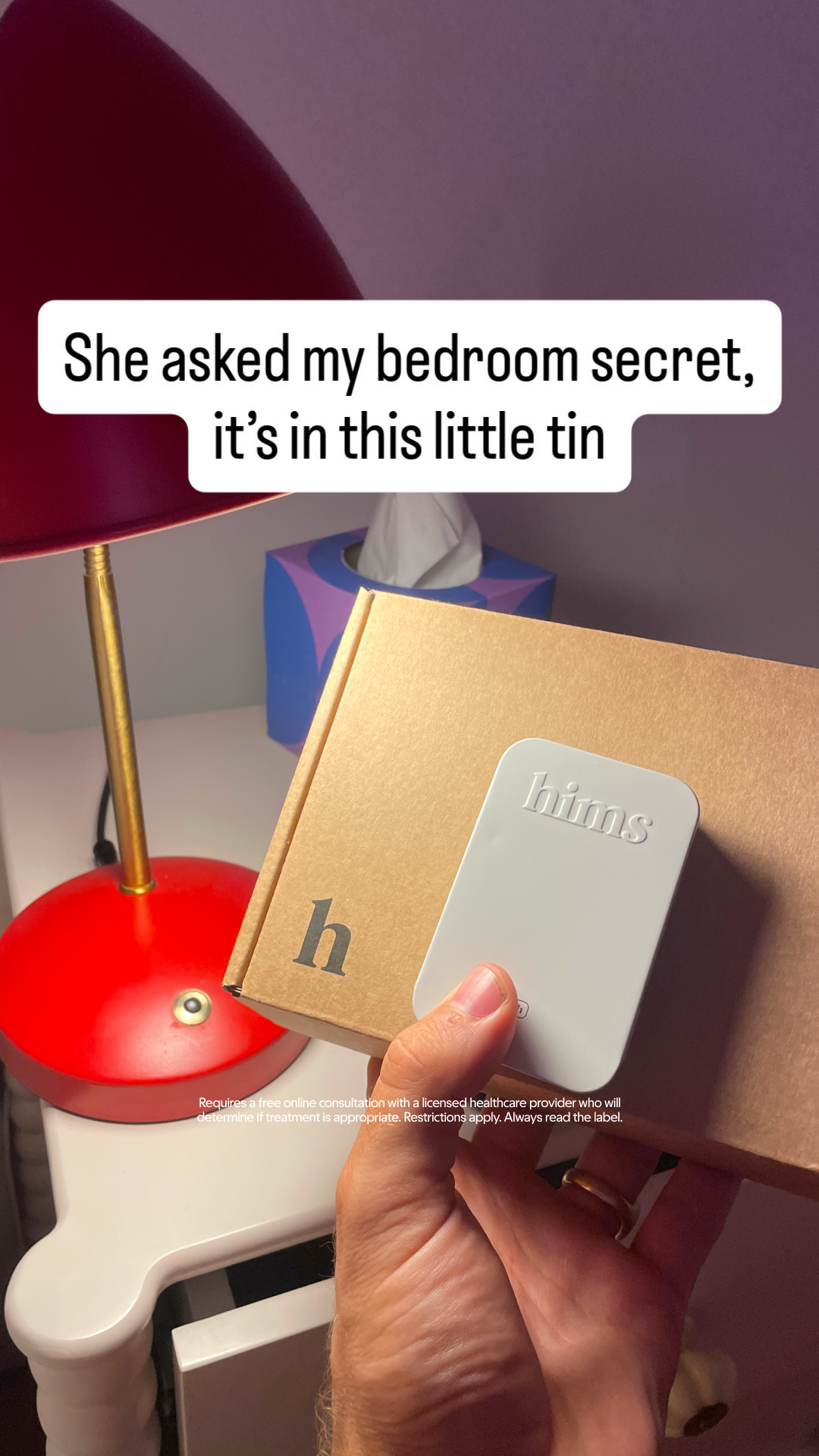 hims Facebook ad