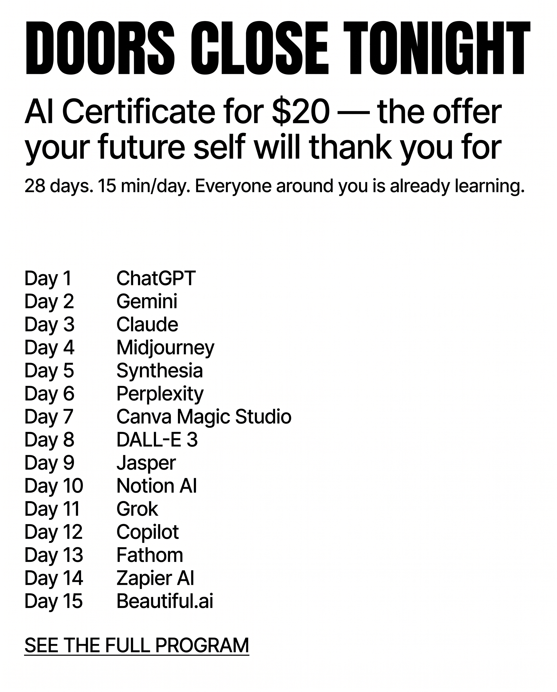 AI Insider Facebook ad