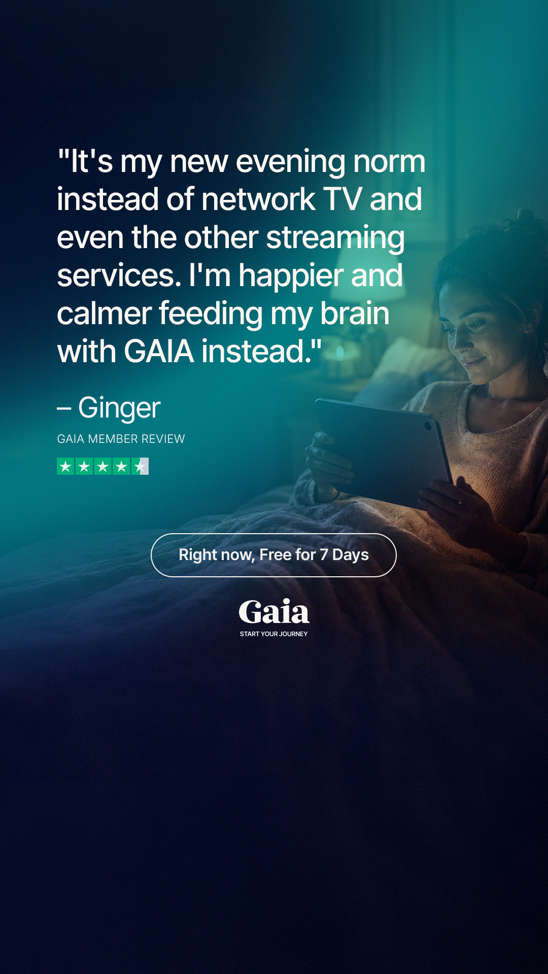 Gaia Facebook ad