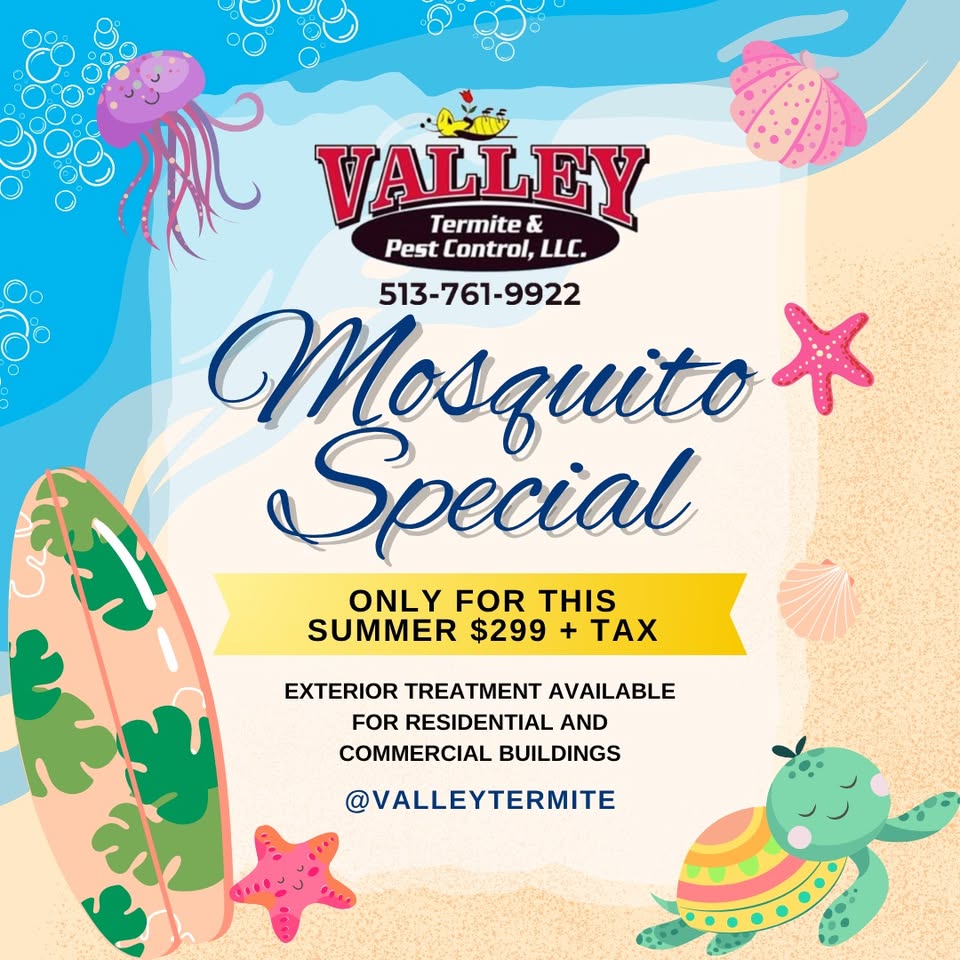 Valley Termite & Pest Control Facebook ad: Summer Mosquito Special, Only $299 + Tax!