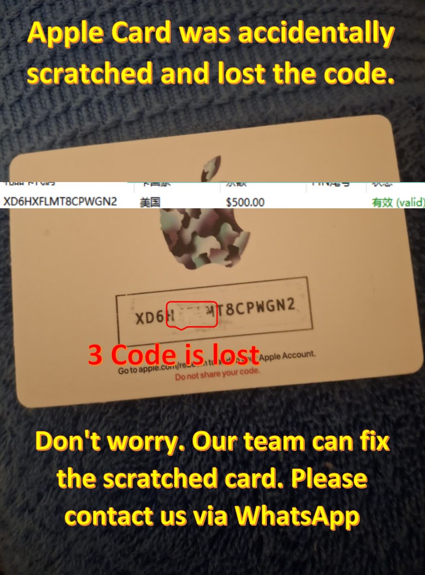 Mhng Gift Card 01 Facebook ad: We fix missing codes for Apple, Raoer, Steam…