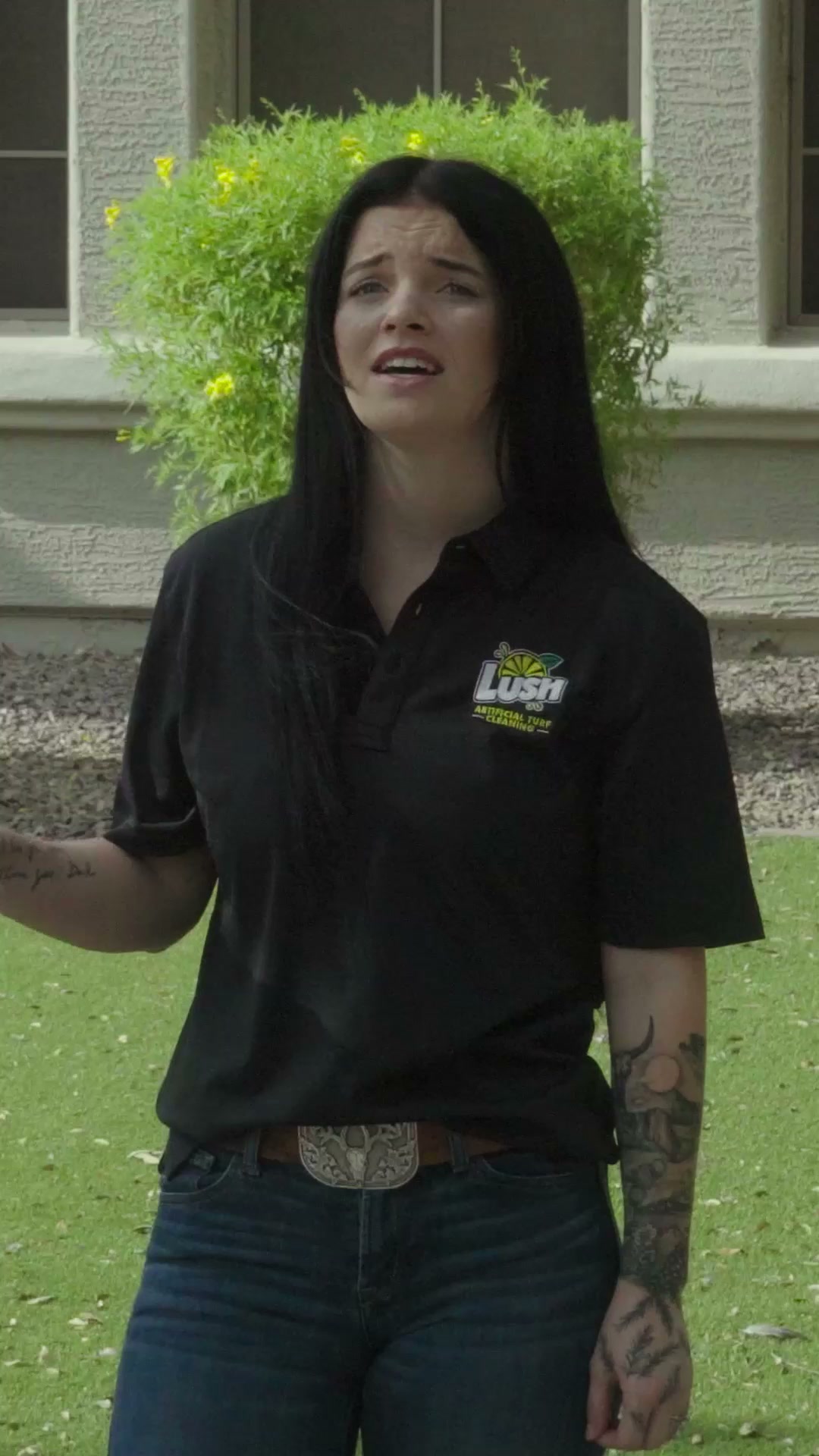 Lush Artificial Turf Cleaning Facebook ad: Get $50 Off Turf Cleaning Today