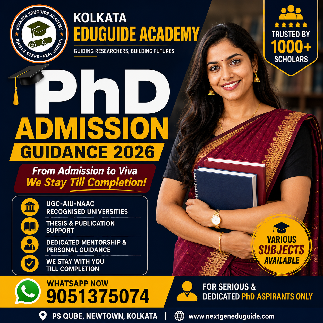 Kolkata Edu Guide Facebook ad from May 15, 2026