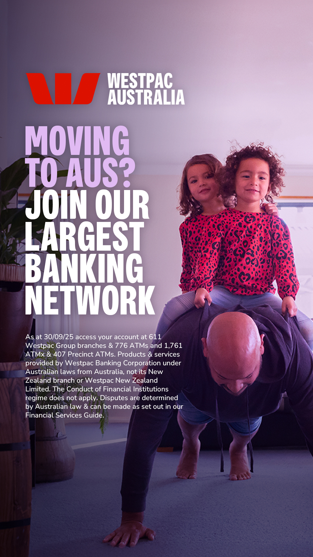 Westpac Facebook ad