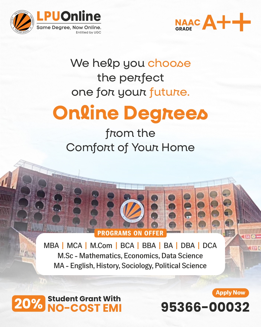 LPU Online Education Facebook ad: LPU Distance Education providing affordable Distance…
