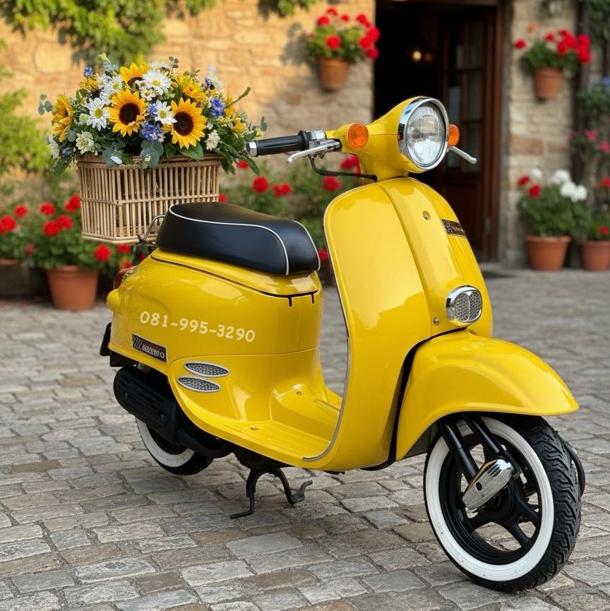Rotpoptu Facebook ad: Honda Giorno 50cc สีเหลืองพิเศษ มาแรงที่สุดในตอนนี้