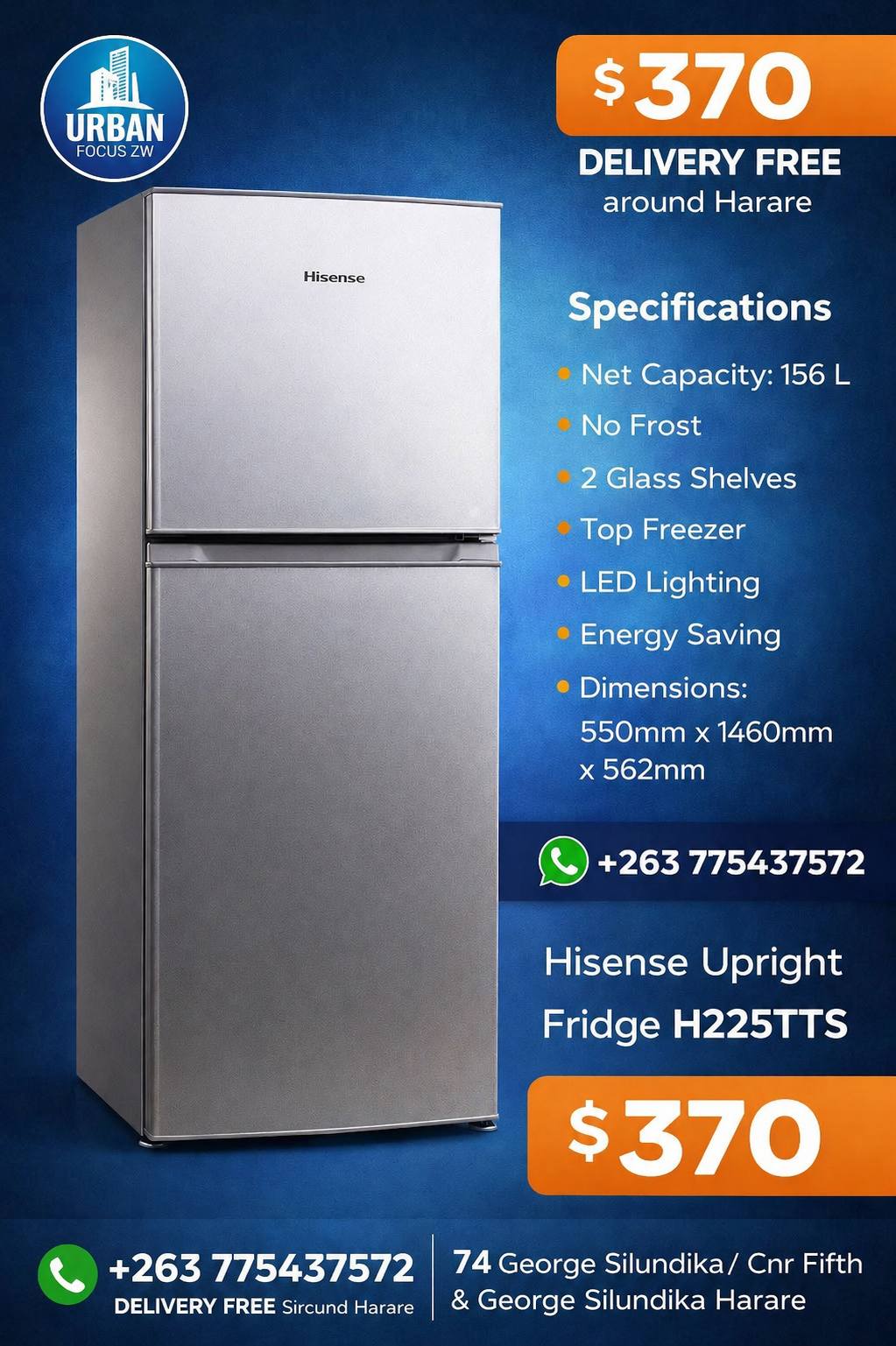 Urban Focus Appliances Facebook ad