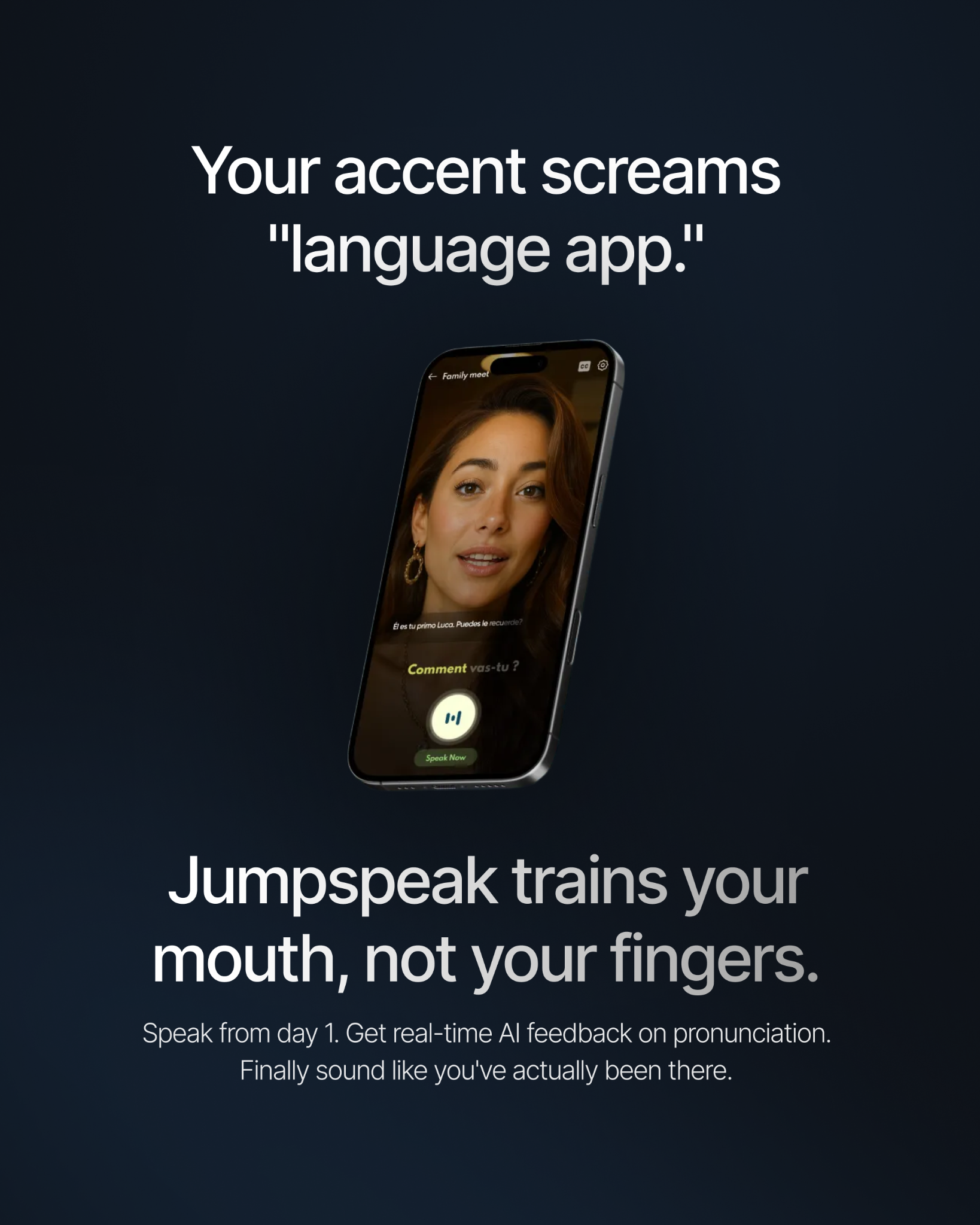 Jumpspeak Facebook ad
