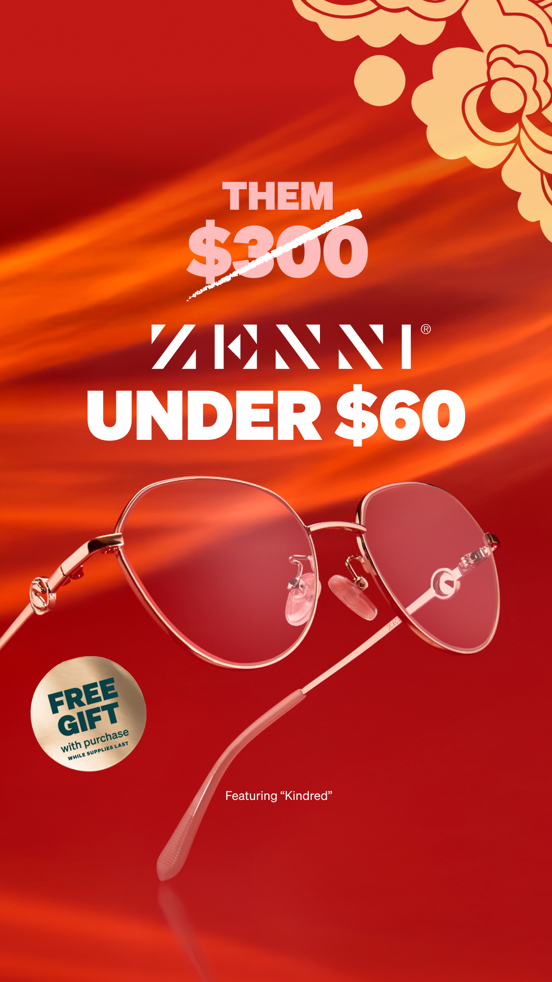 Zenni Optical Facebook ad