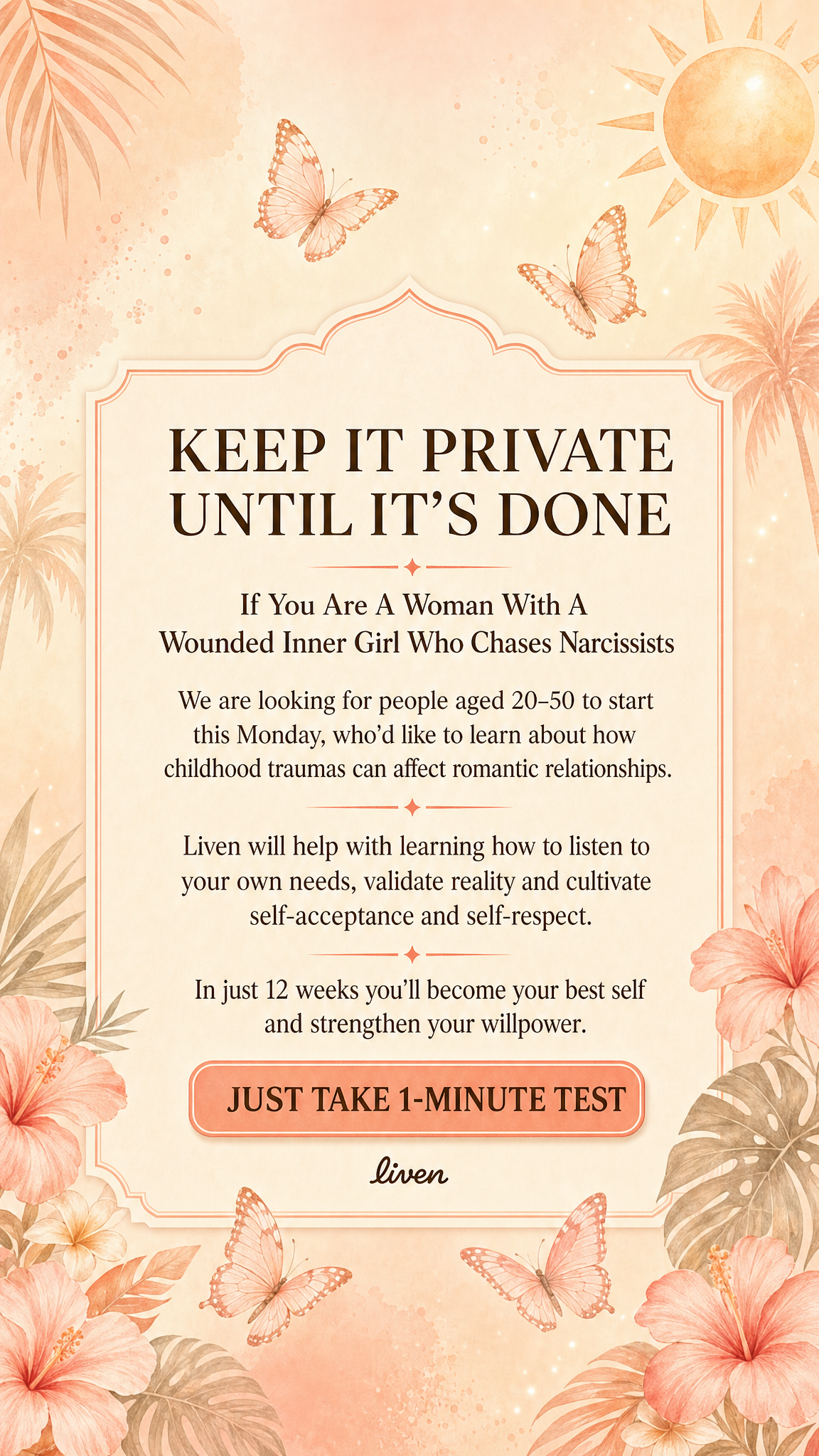 Olivia Parker Facebook ad