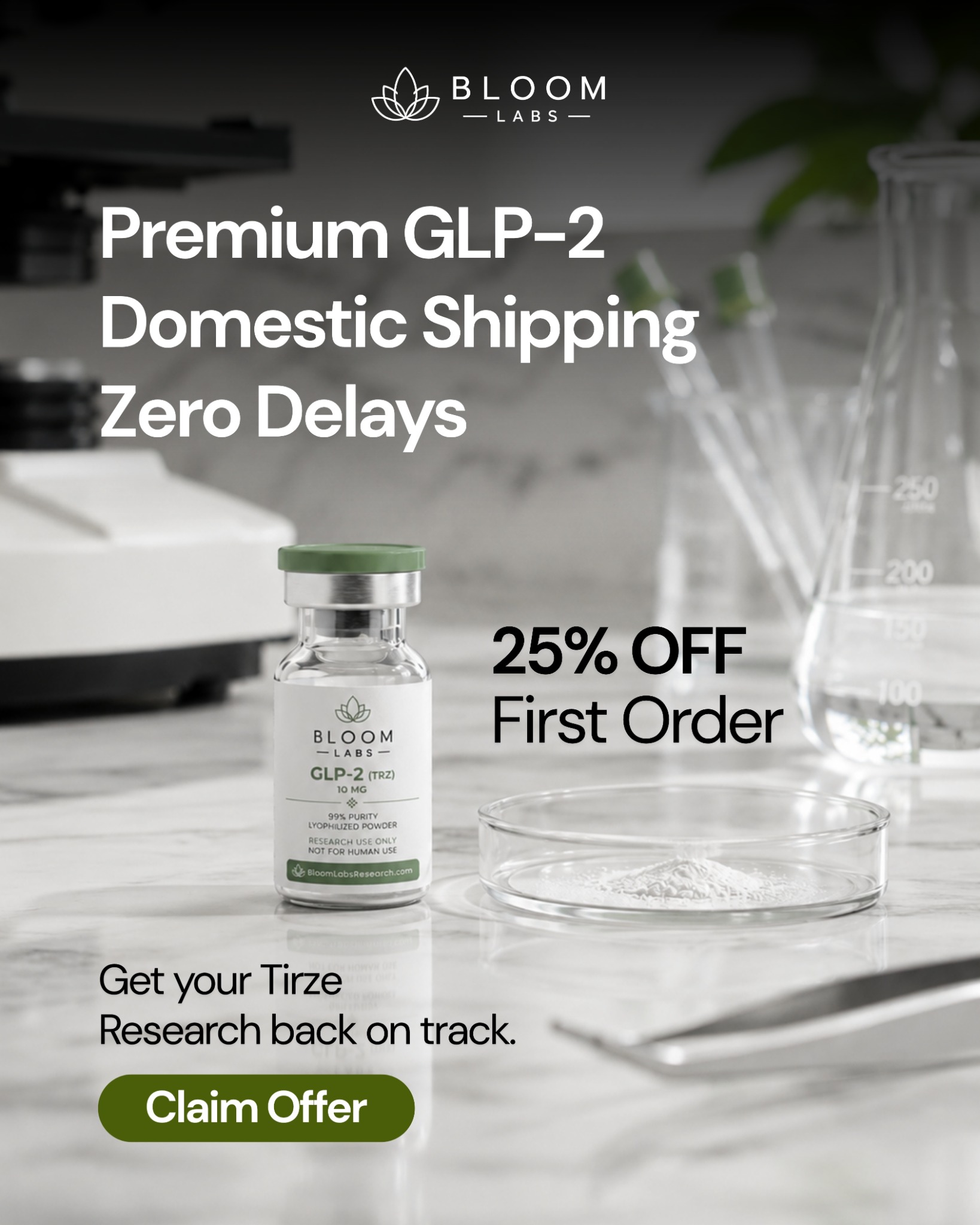 BLRS Facebook ad: Shop GLP-2