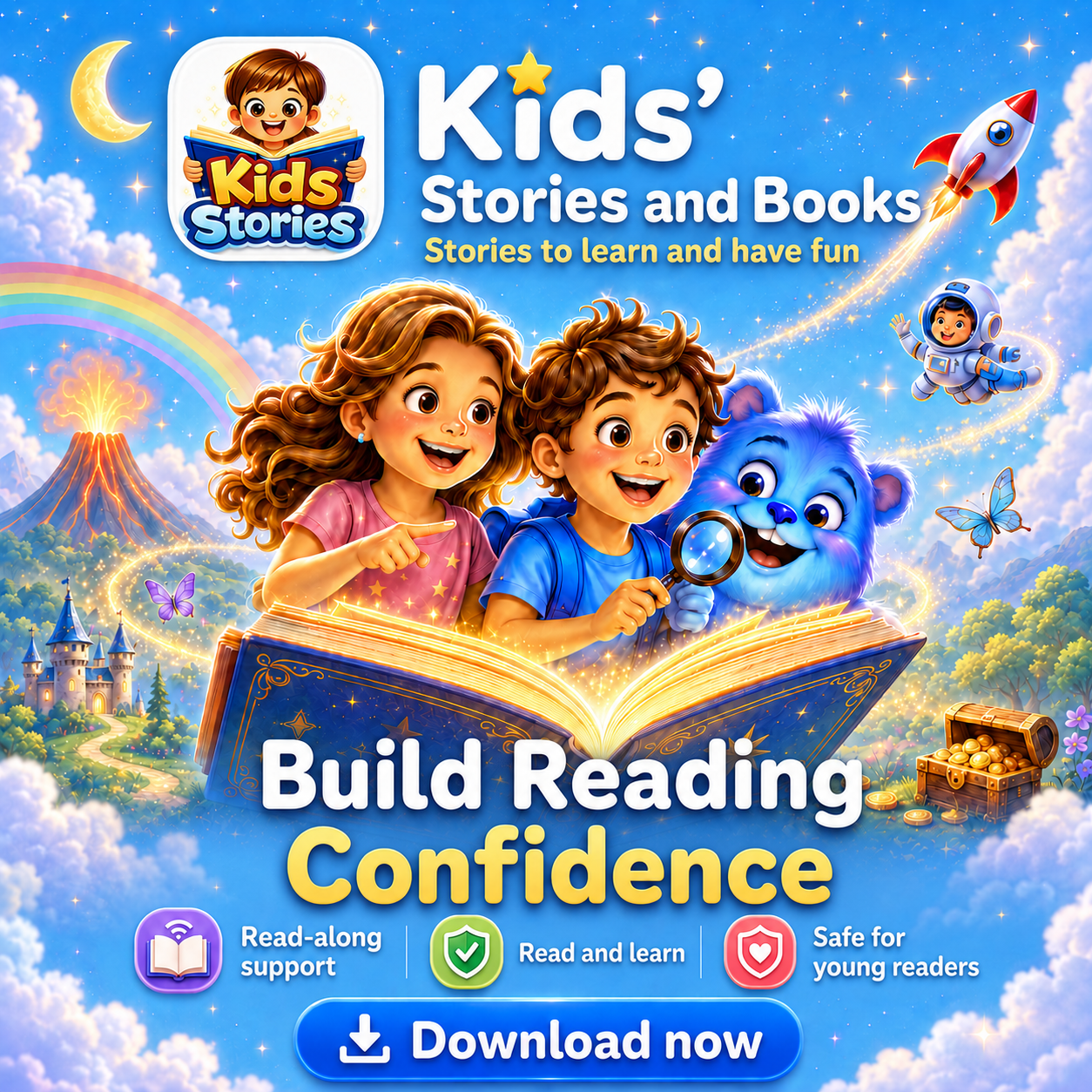Bedtime Stories & Fables Facebook ad