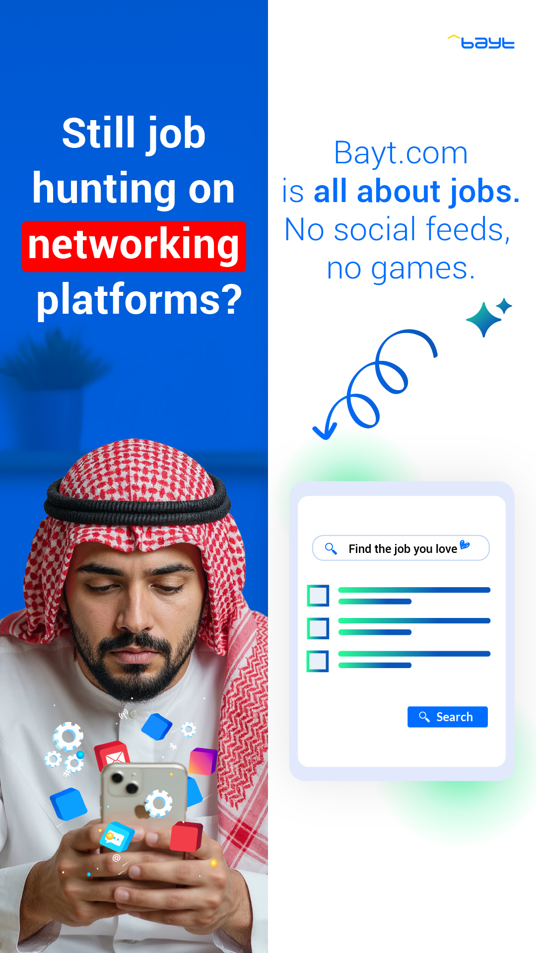 Bayt.com Facebook ad from Jun 21, 2026