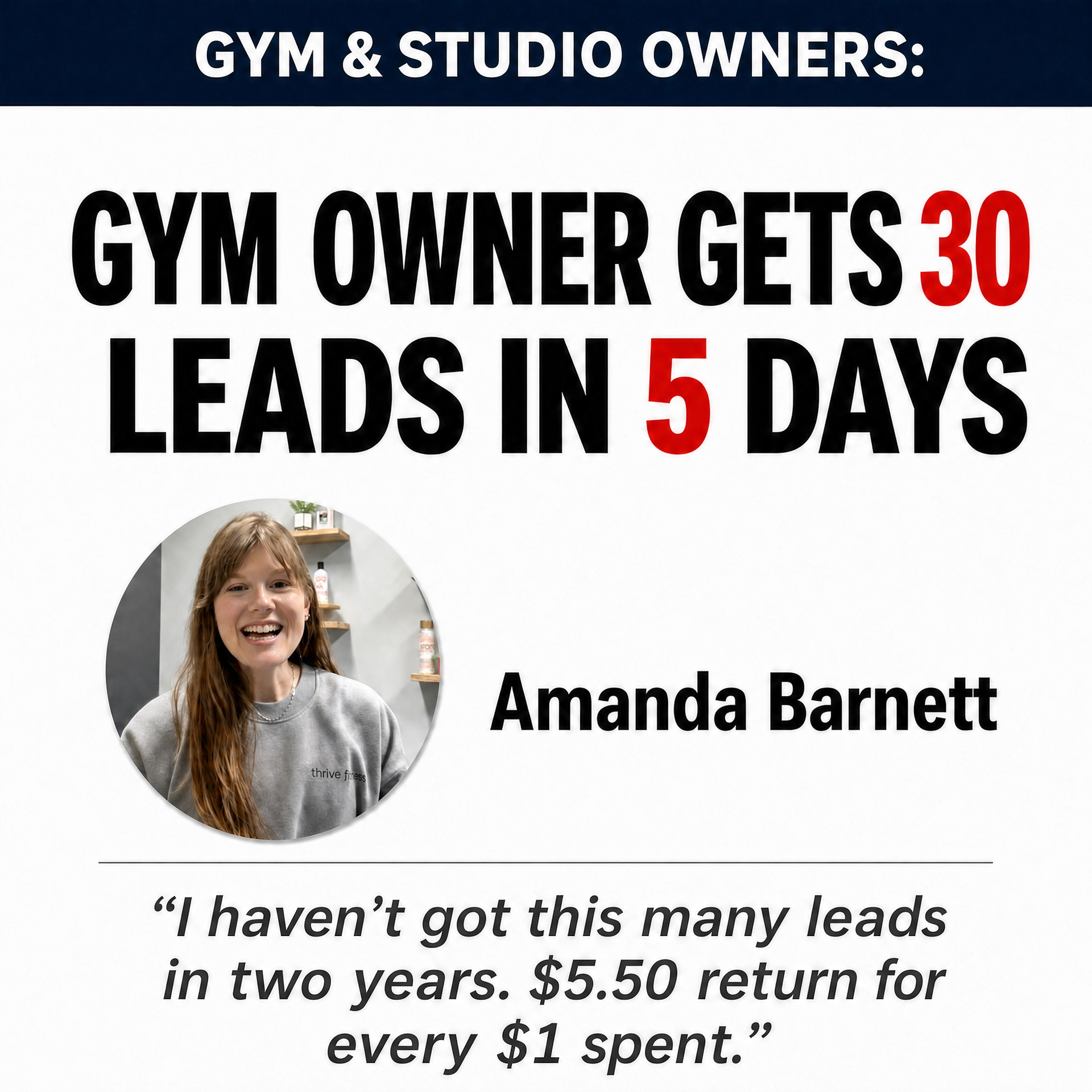 Bob Thompson Facebook ad: Add 20-40+ New Members Per Month