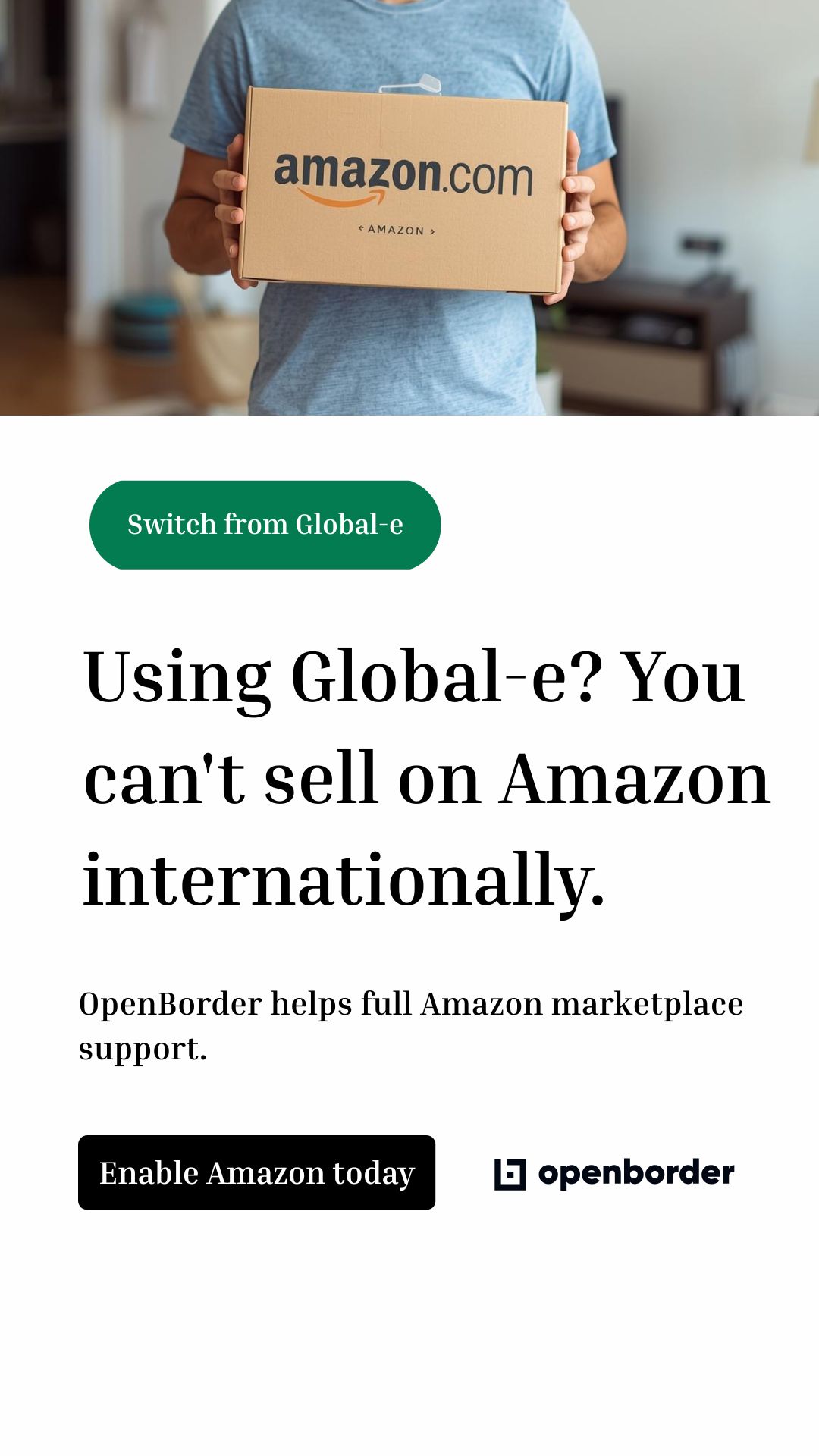 Openborder Facebook ad