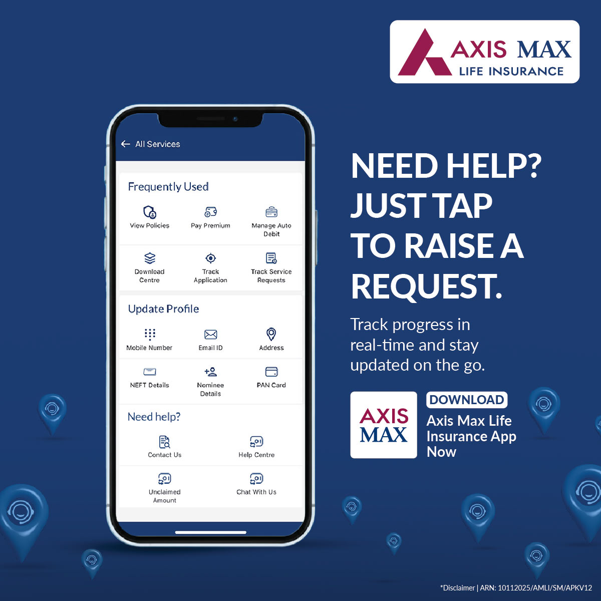 Axis Max Life Insurance Facebook ad