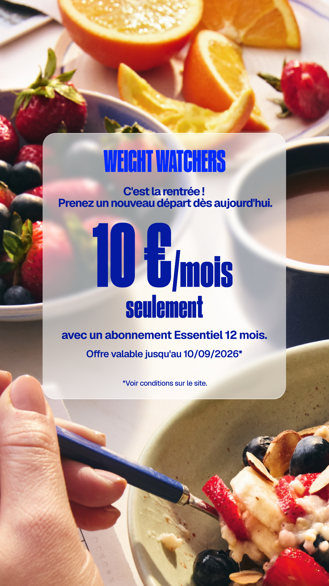 WeightWatchers Facebook ad