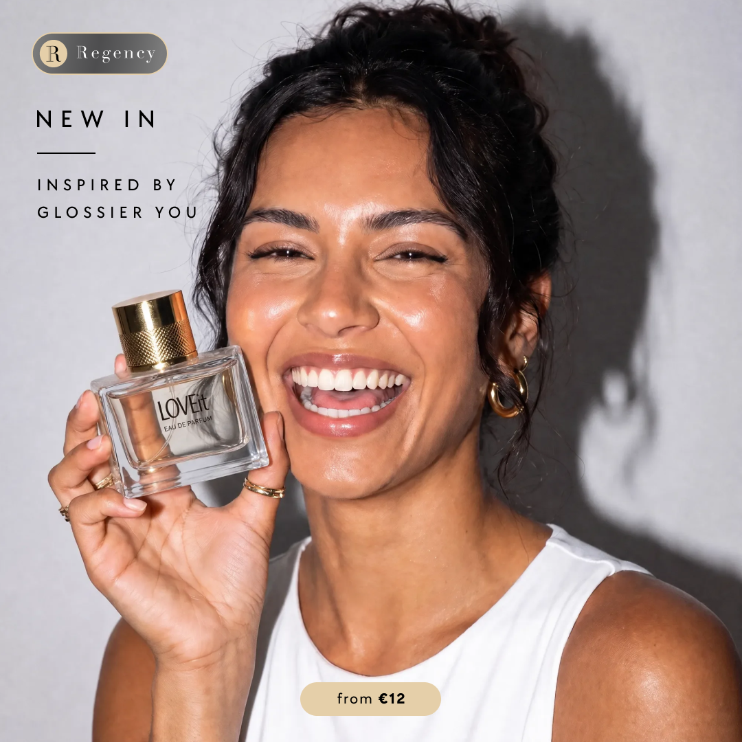 Regency Fragrances Facebook ad: Love It. From €12.