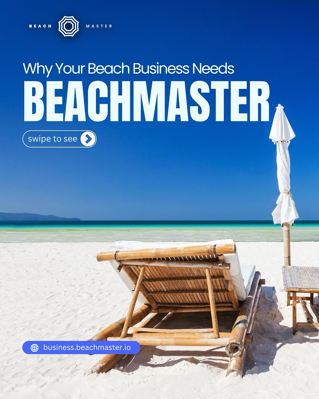 beachmaster.io Facebook ad: Are you running a beachside business?