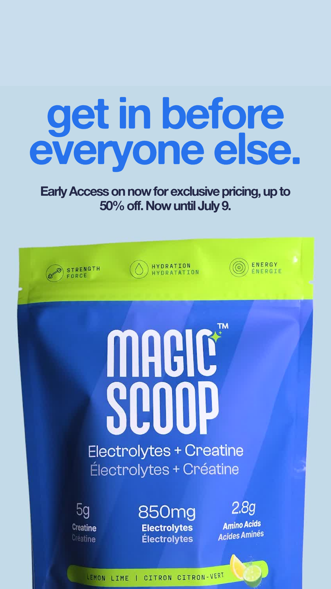 Magic Scoop Facebook ad