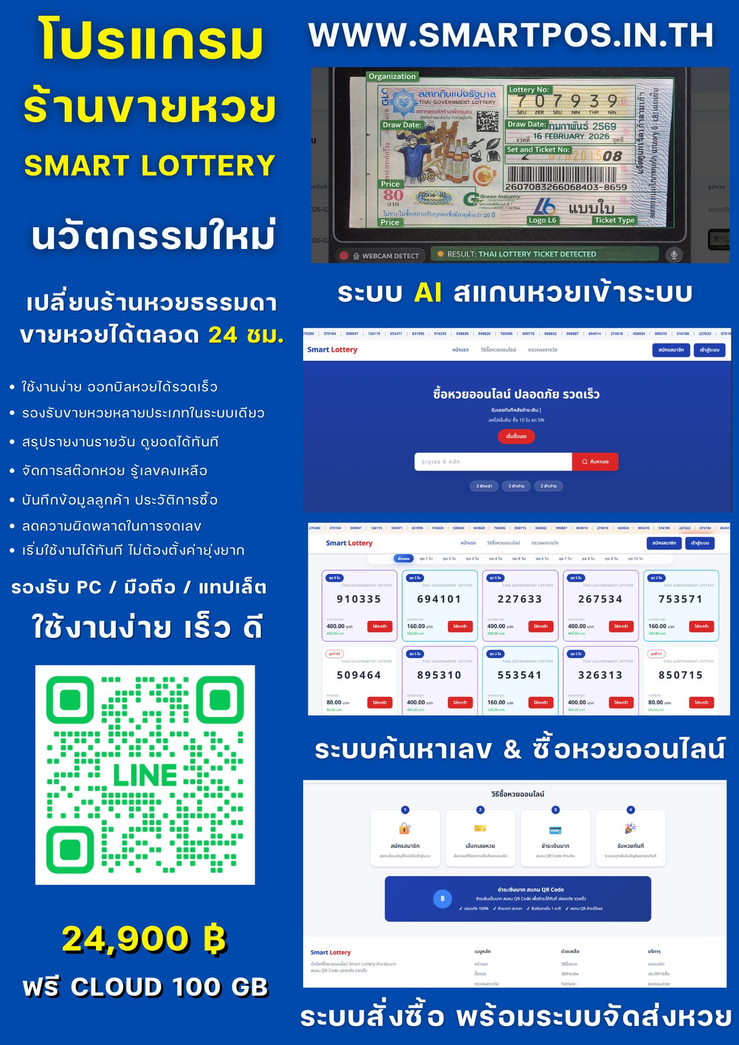 Smart POS Facebook ad: Smart Lottery นวัตกรรมใหม่