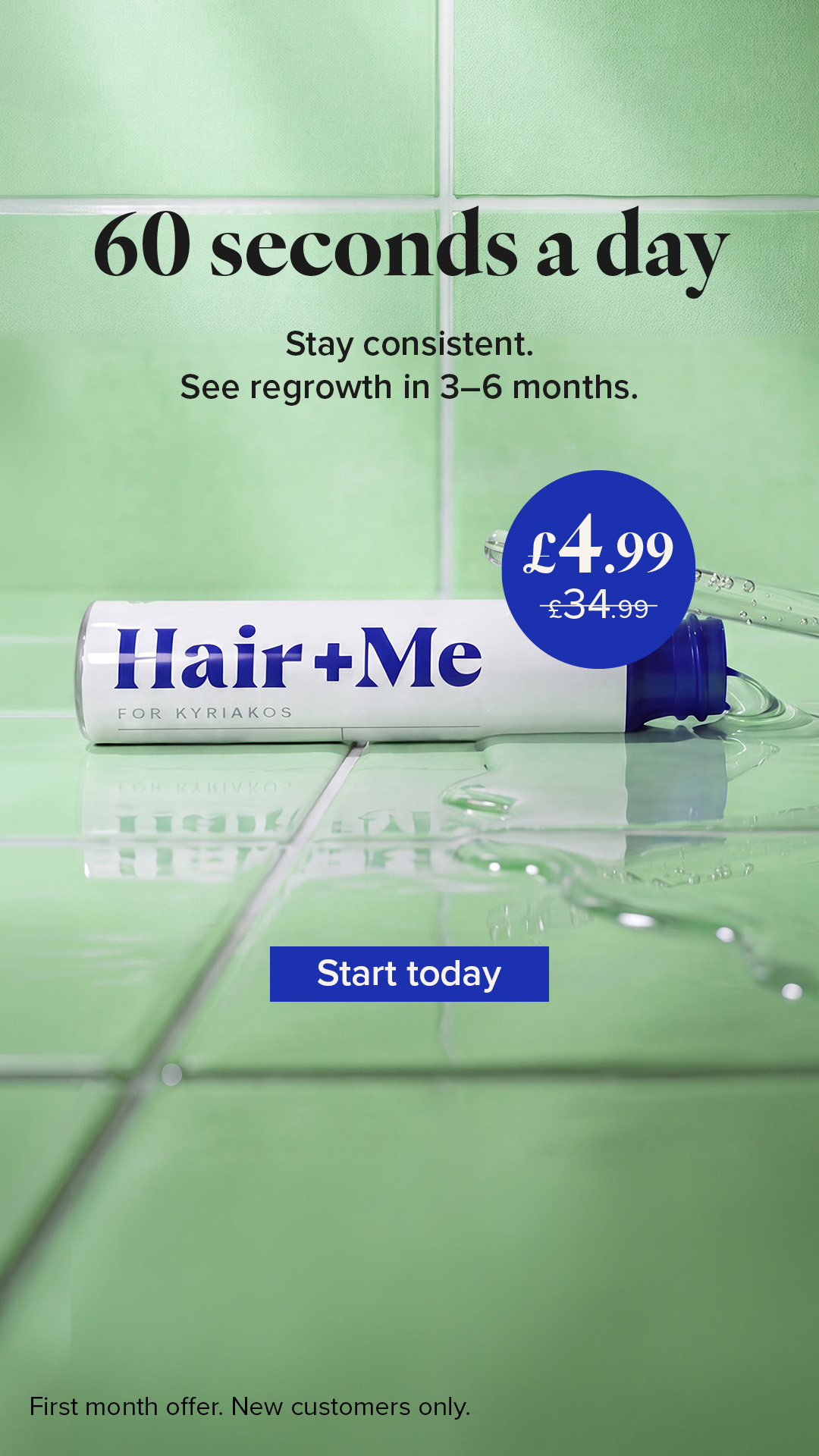 Hair + Me Facebook ad