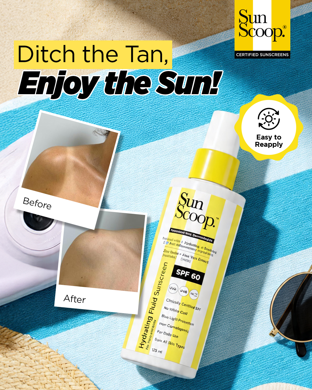 Sunscoop SPF Facebook ad