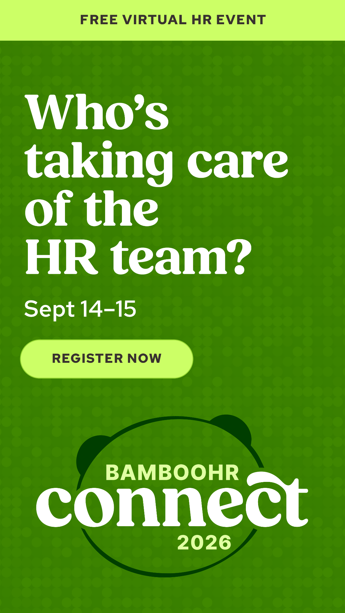 BambooHR Facebook ad
