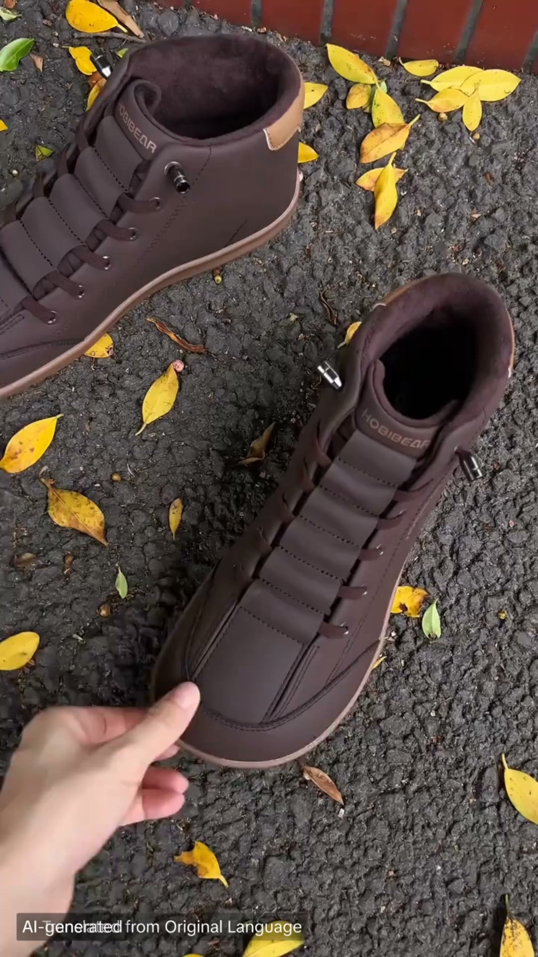 hobibear.de Facebook ad: Winter-Barfußschuhe bis zu 40 % Rabatt
