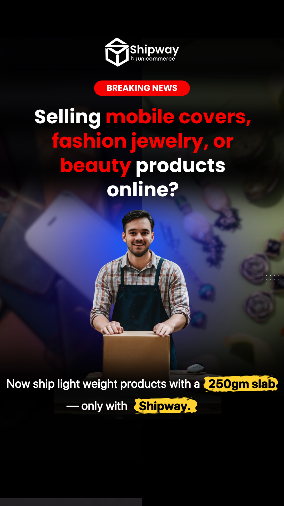 Shipway by Unicommerce Facebook ad