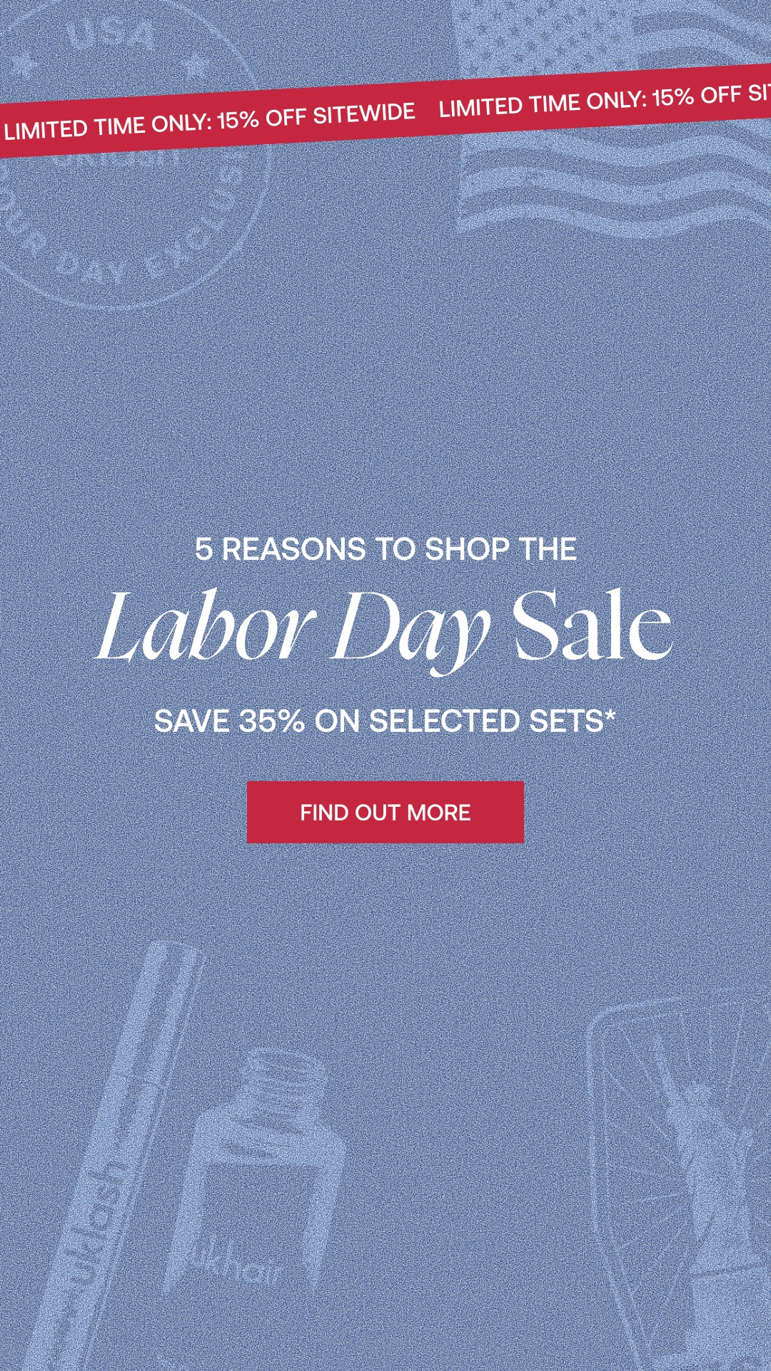 Uklash Facebook ad: Exclusive Labor Day Sets!