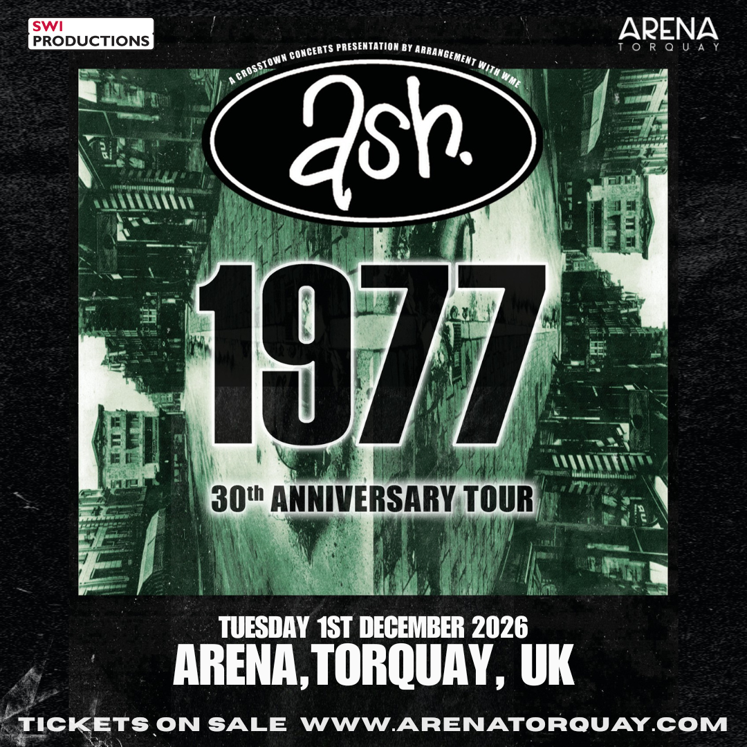 Arena Torquay Facebook ad: ASH LIVE IN TORQUAY