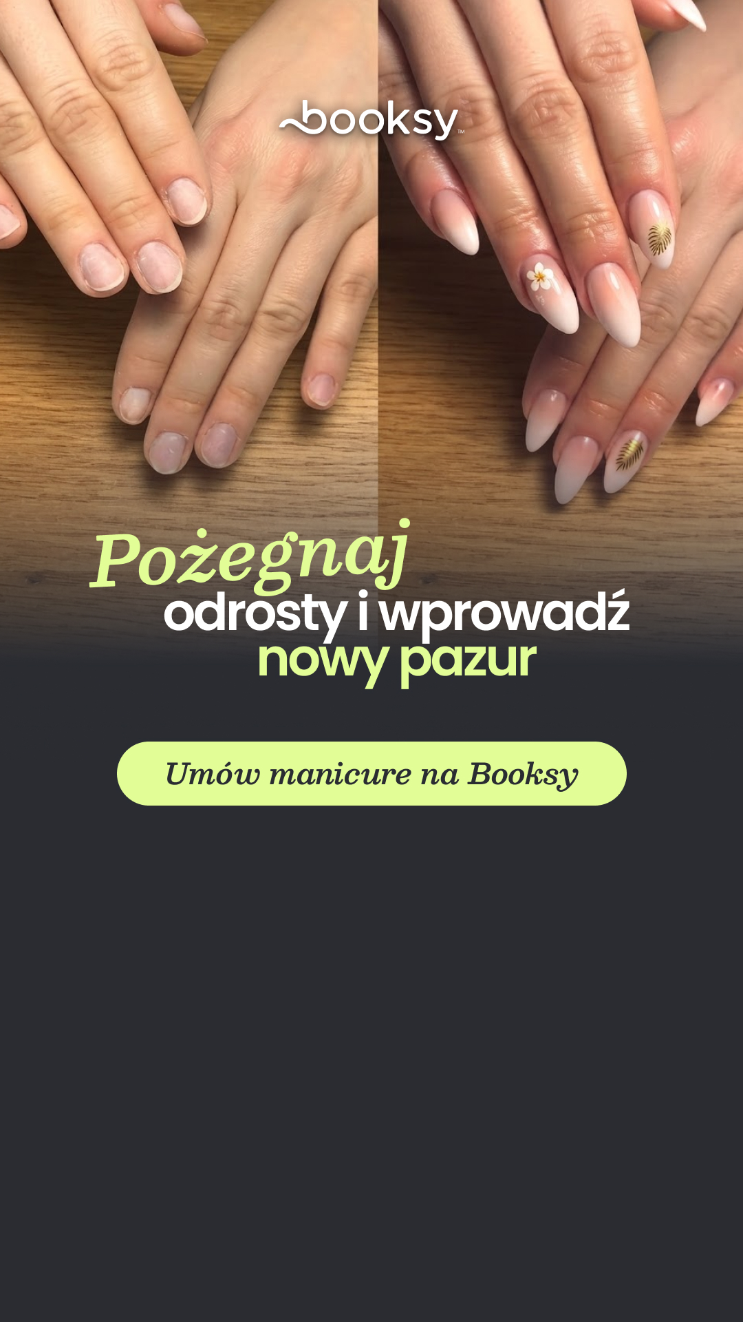Booksy Facebook ad