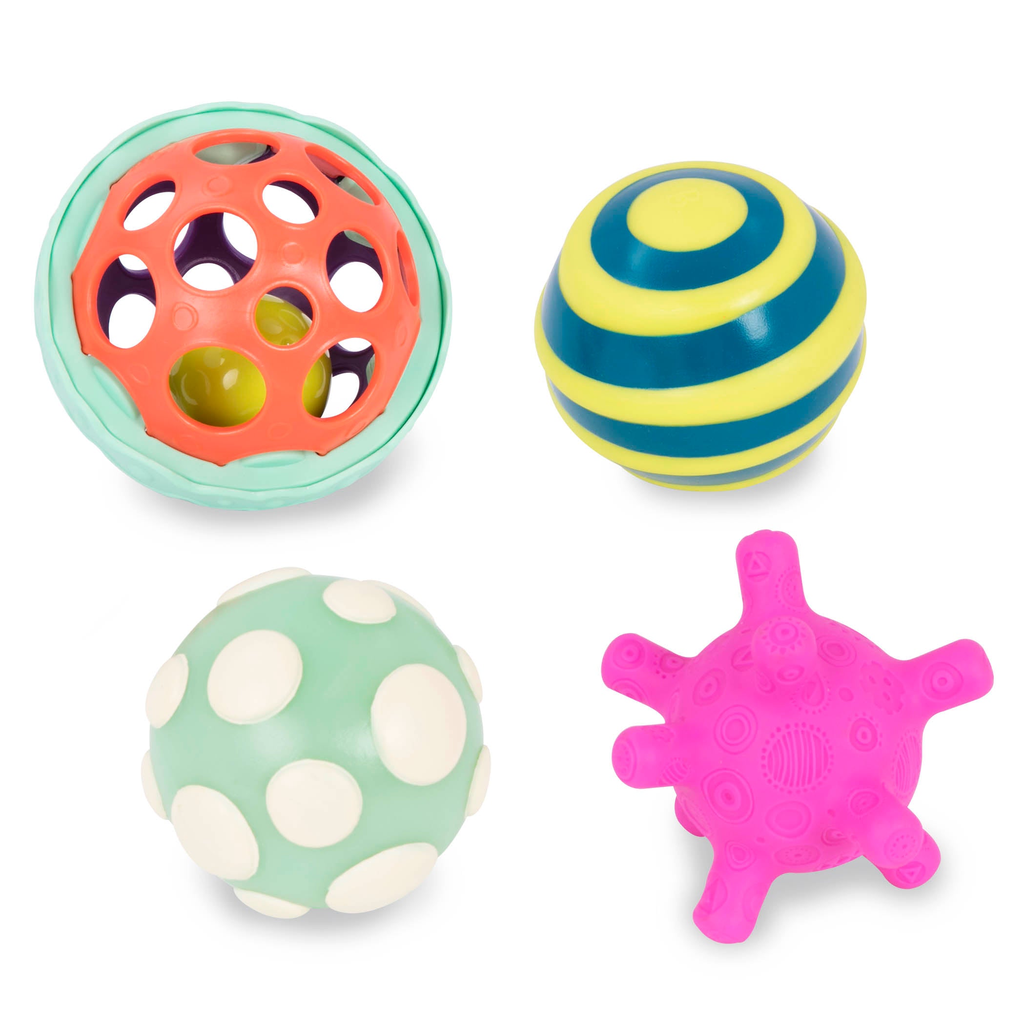 B. toys - AU Facebook ad: Soft, squishy, and sensory toys designed with newborns…