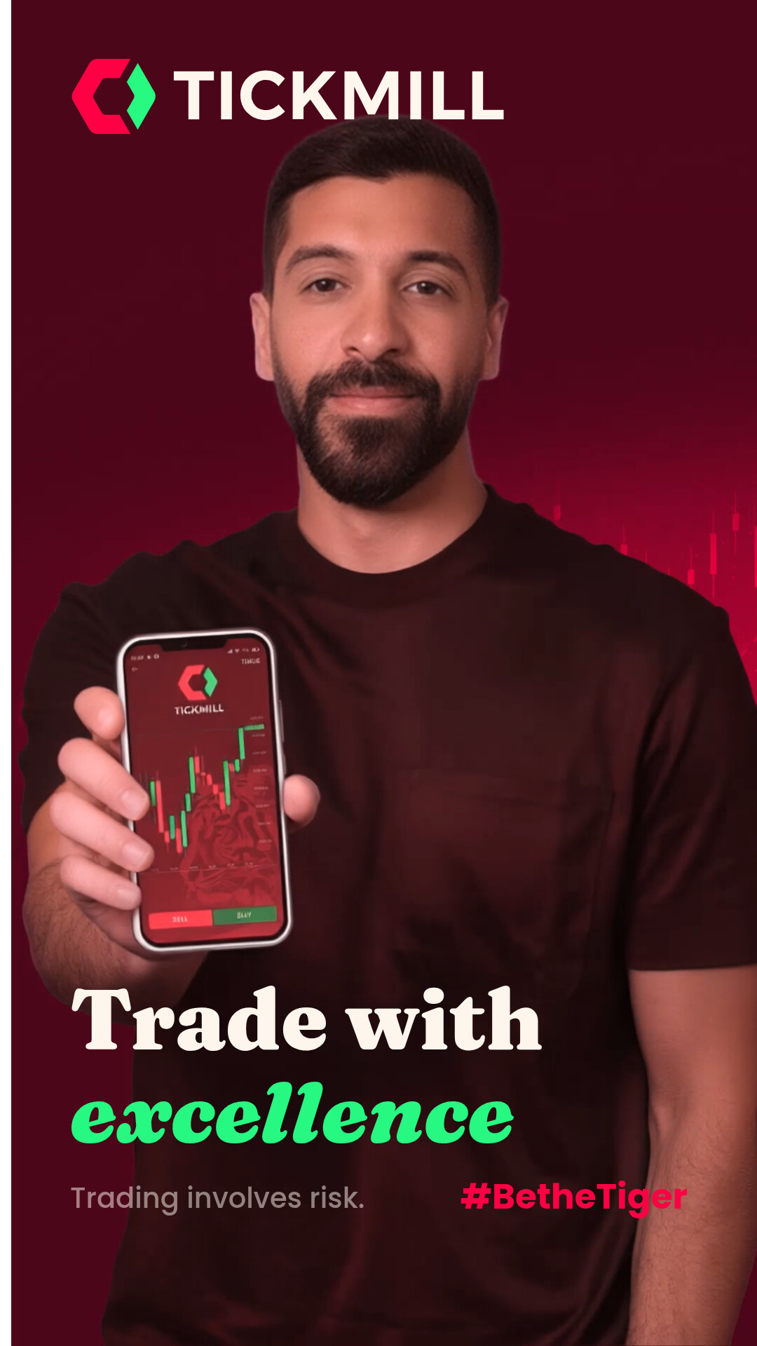 Tickmill Facebook ad