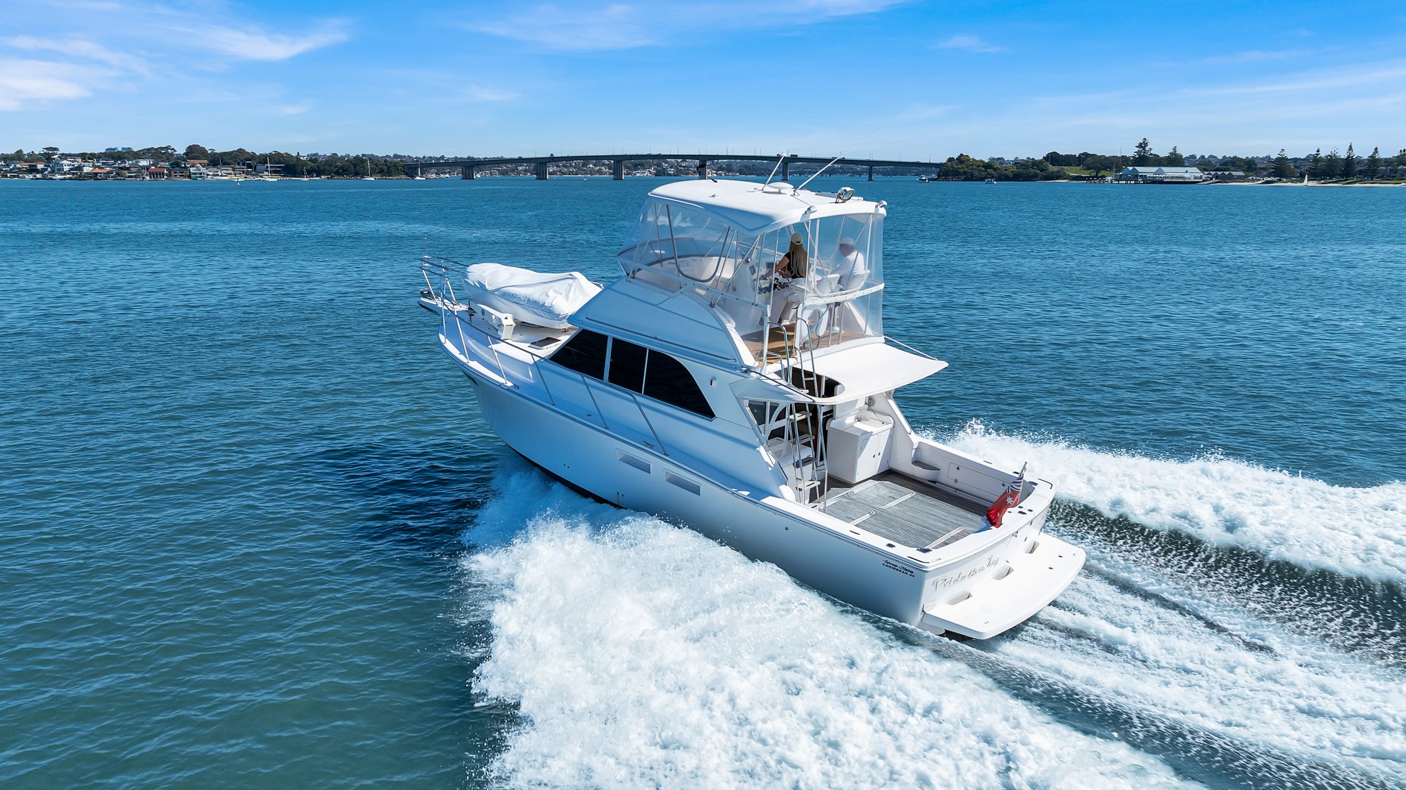 Kristen Kearns Facebook ad: 2008 Caribbean 40 MK2 Flybridge Cruiser