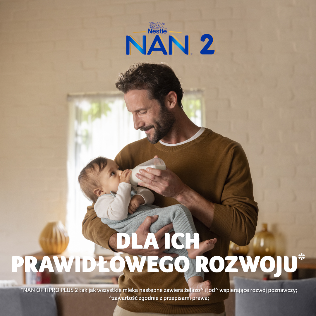 NAN 2 - Żywienie dla przyszłości Facebook ad: Tata wie, co najlepsze dla swojego dziecka