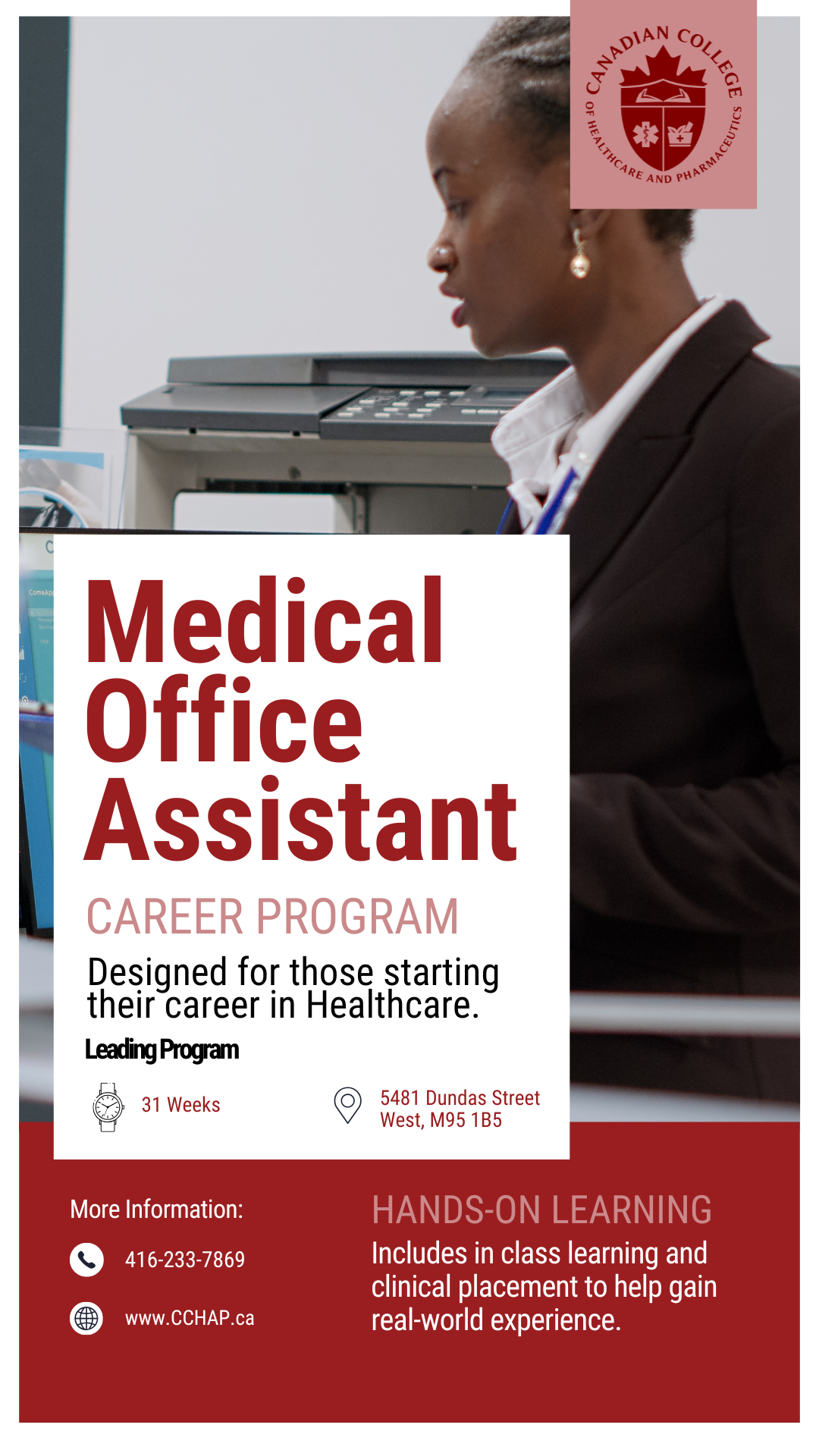 Canadian College of Healthcare & Pharmaceutics Facebook ad