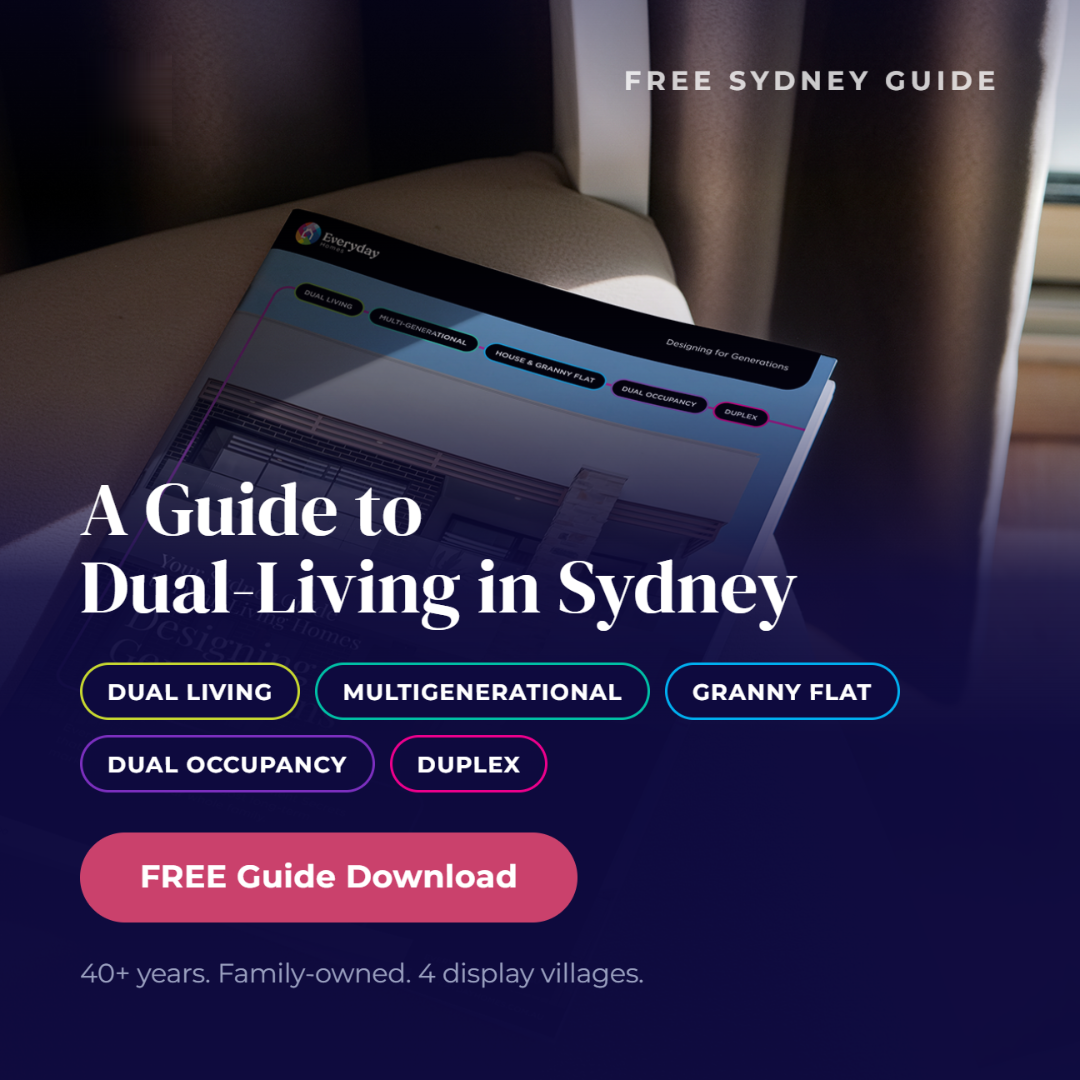 Everyday Homes Facebook ad: FREE Dual-Living Guide