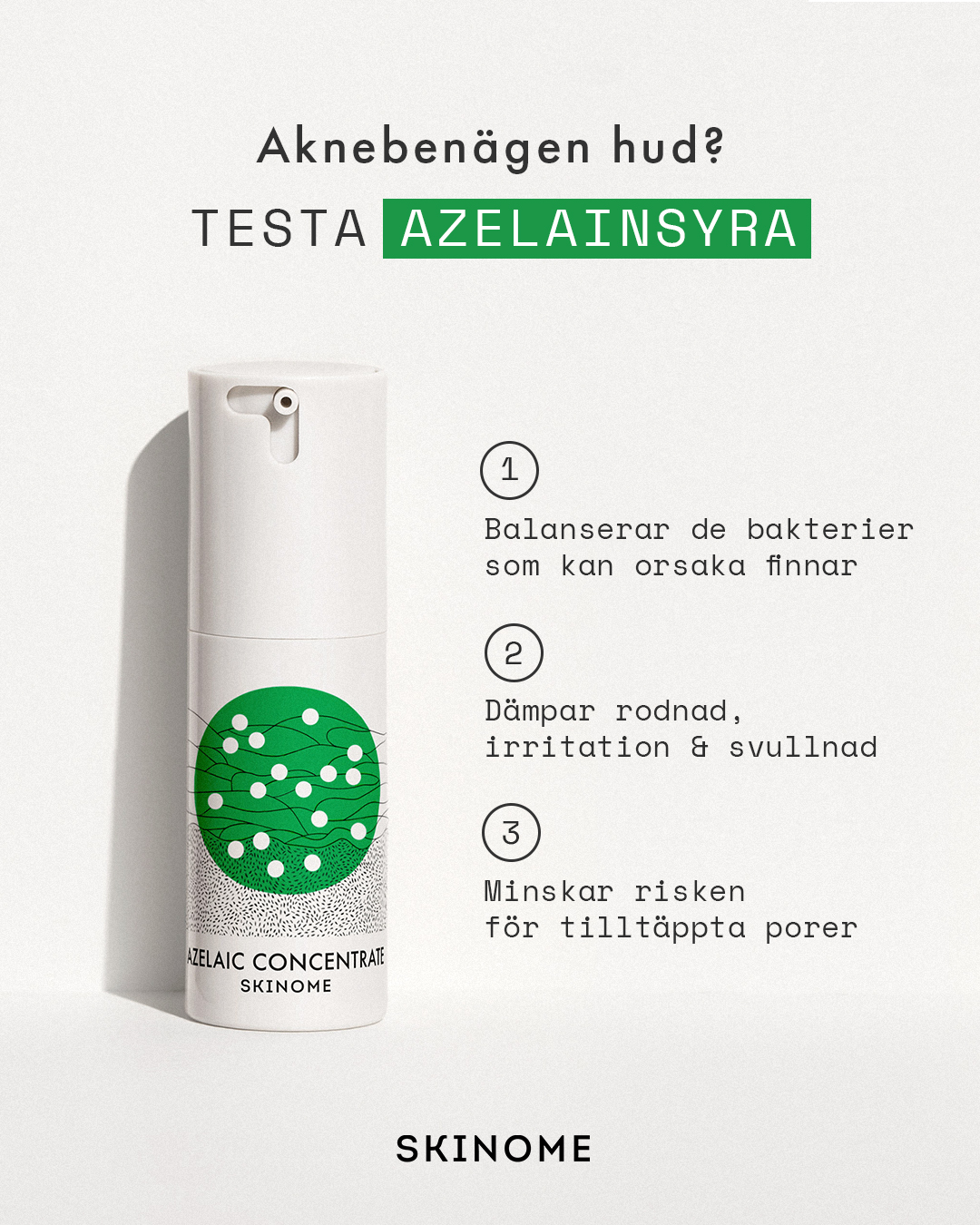 Skinome Facebook ad