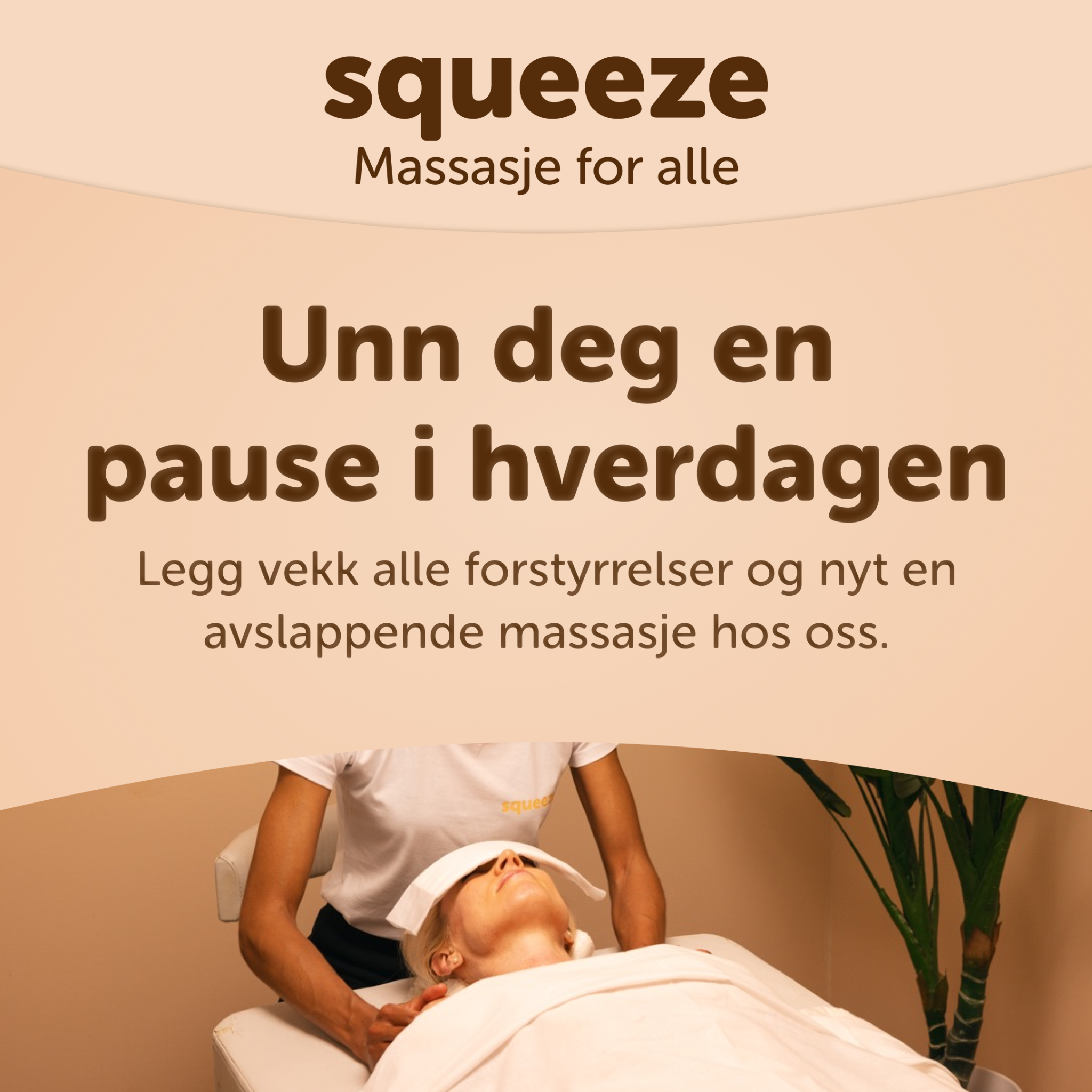 Squeeze Massasje Facebook ad