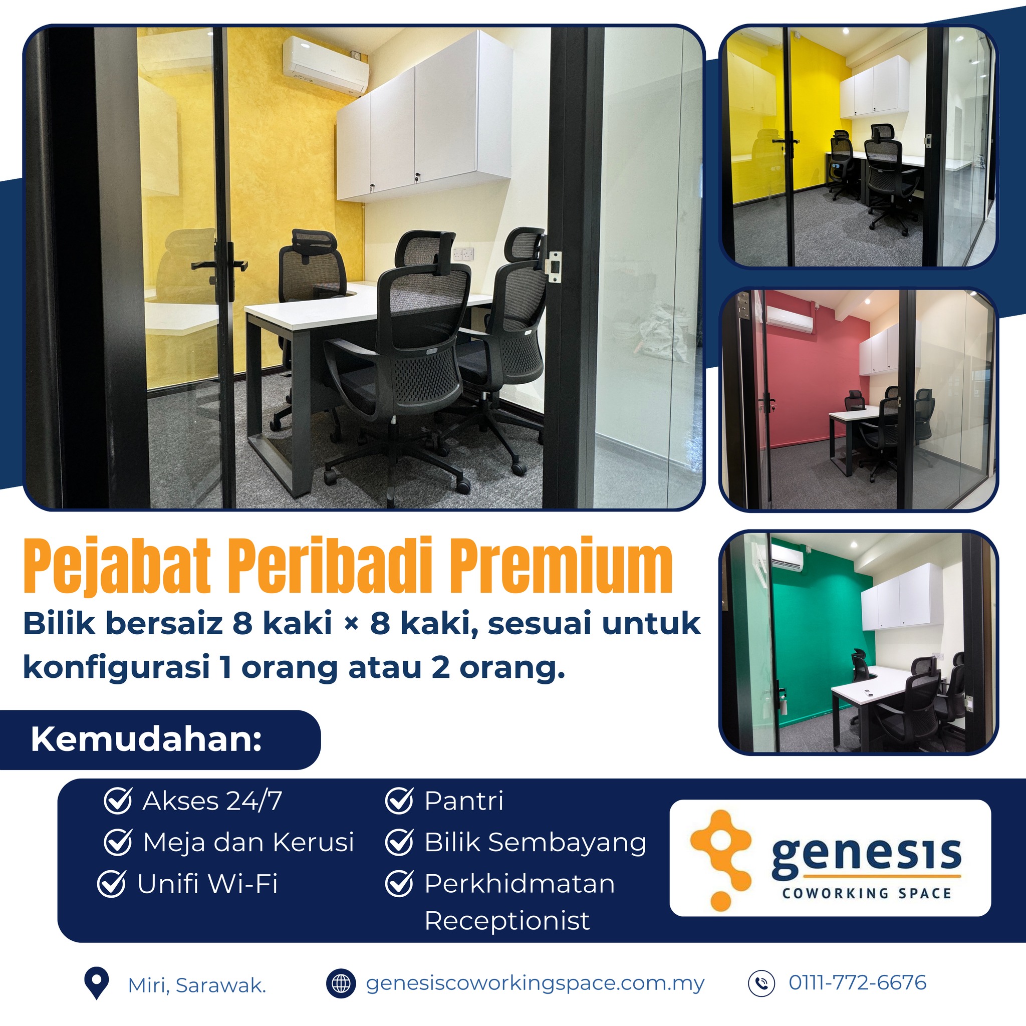 Genesis Coworking Space Facebook ad