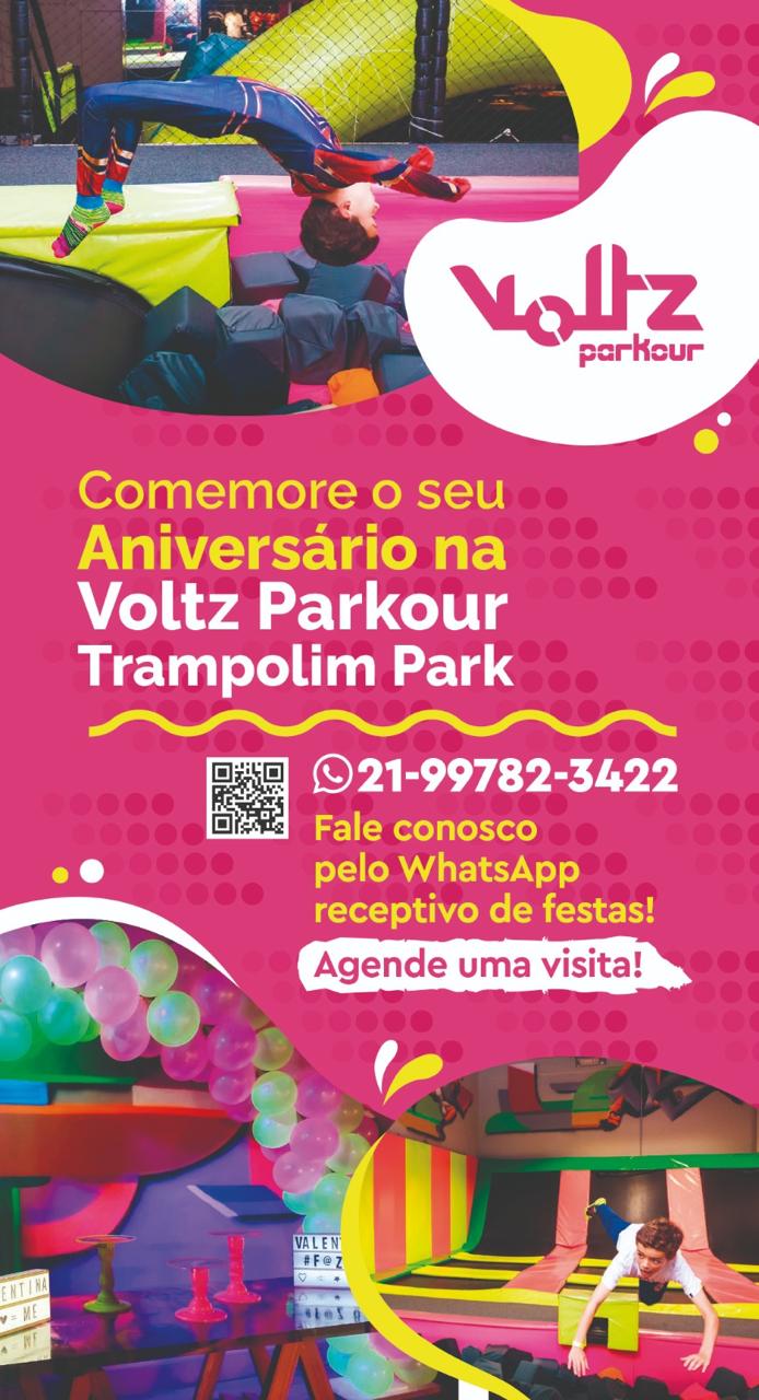 Voltz Parkour Facebook ad: Garantir Data na Barra da Tijuca