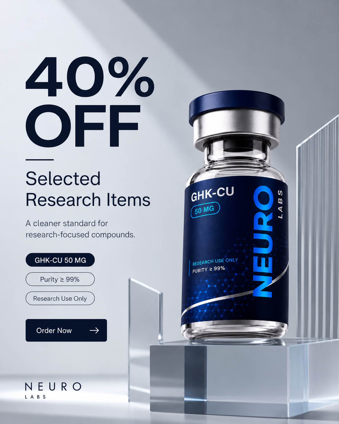Neuro Facebook ad: 40% Off With Code NEURO40