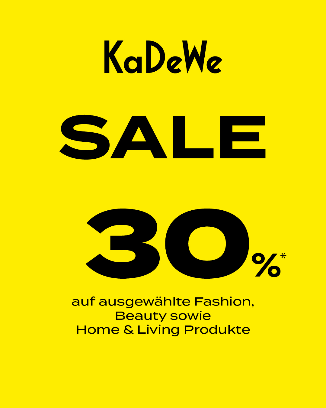 KaDeWe Facebook ad