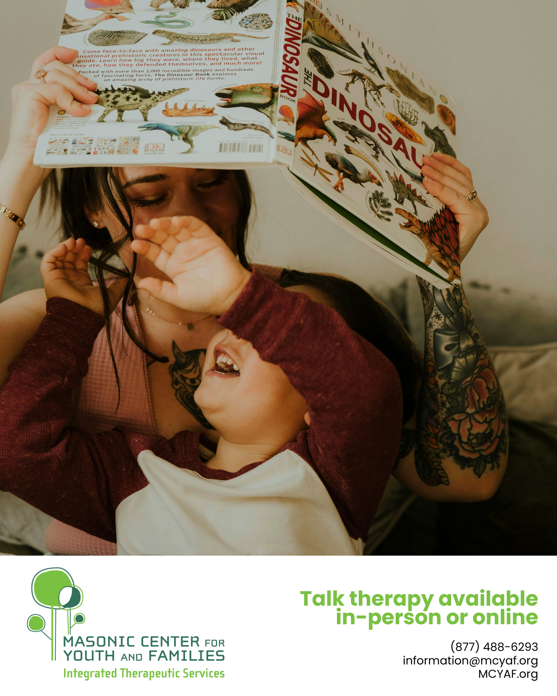 Masons of California Facebook ad: Therapy at MCYAF