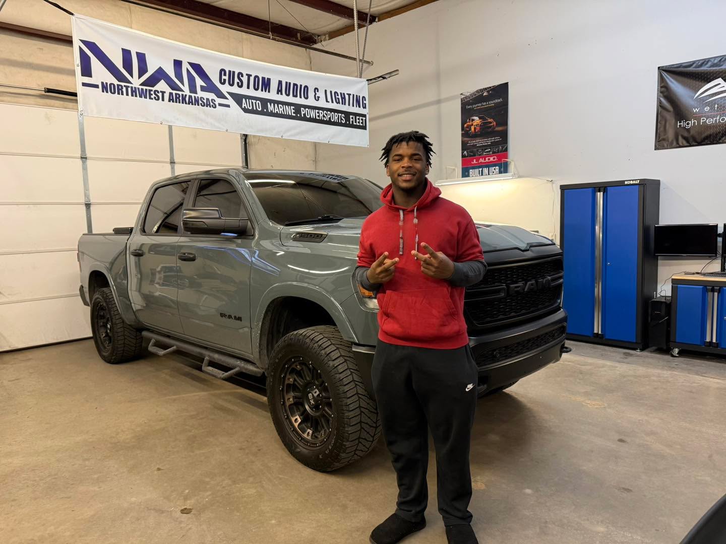 NWA Custom Audio & Lighting Facebook ad: Thank you braylen.russell for trusting us with your…