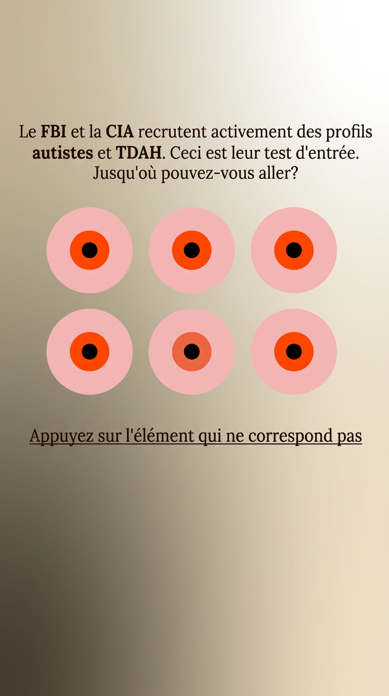 International IQ test Facebook ad